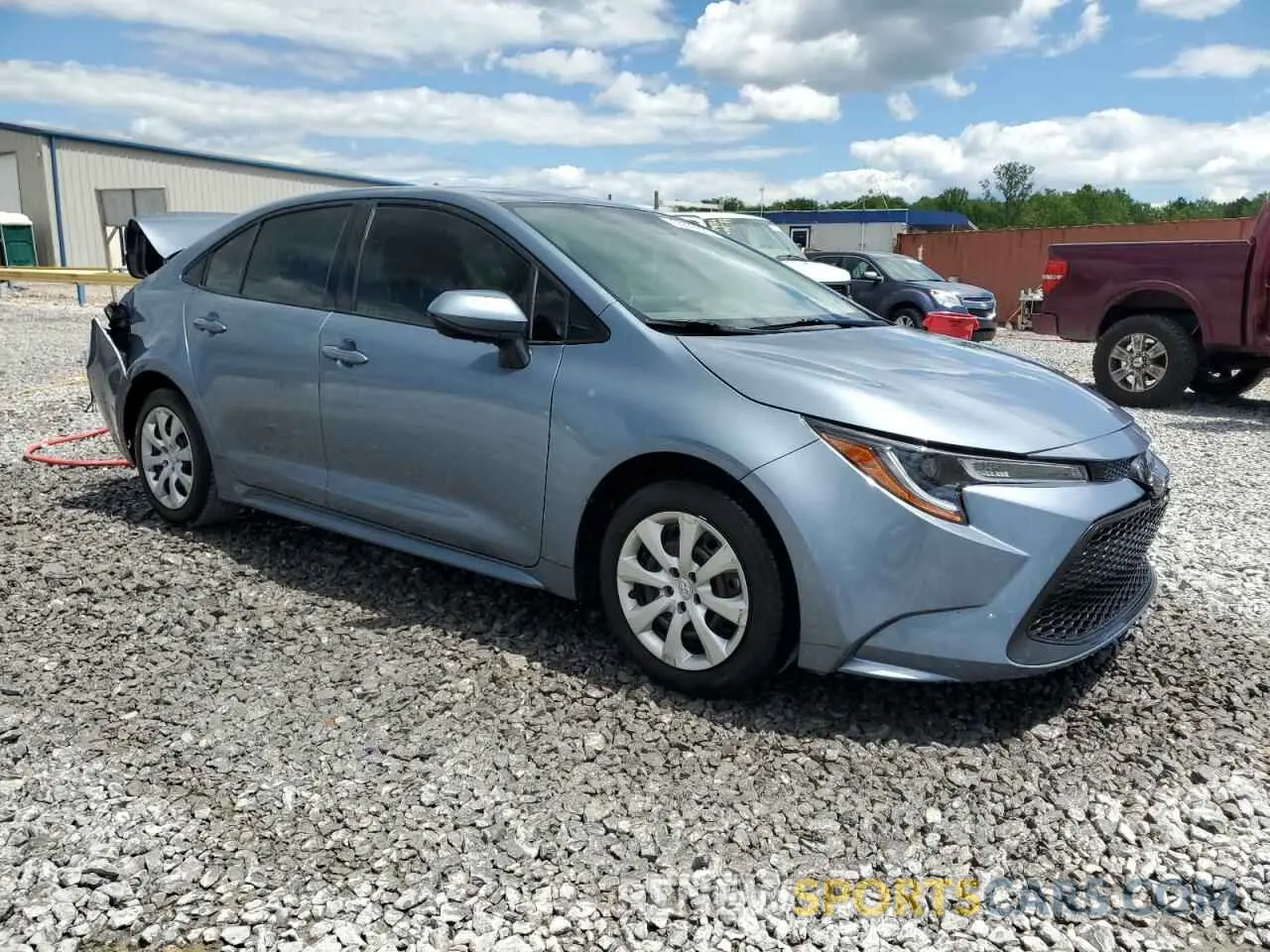 4 Photograph of a damaged car JTDEPRAE0LJ058995 TOYOTA COROLLA 2020