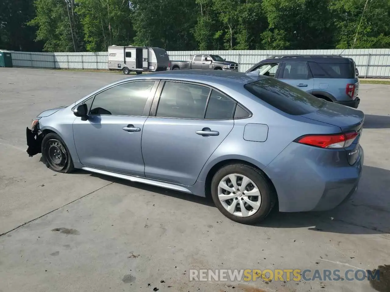 2 Photograph of a damaged car JTDEPRAE0LJ060004 TOYOTA COROLLA 2020