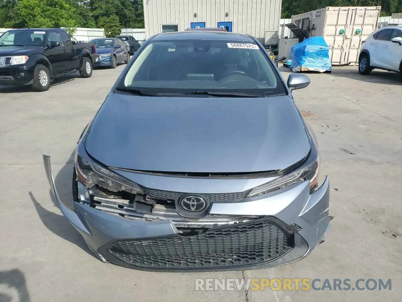 5 Photograph of a damaged car JTDEPRAE0LJ060004 TOYOTA COROLLA 2020