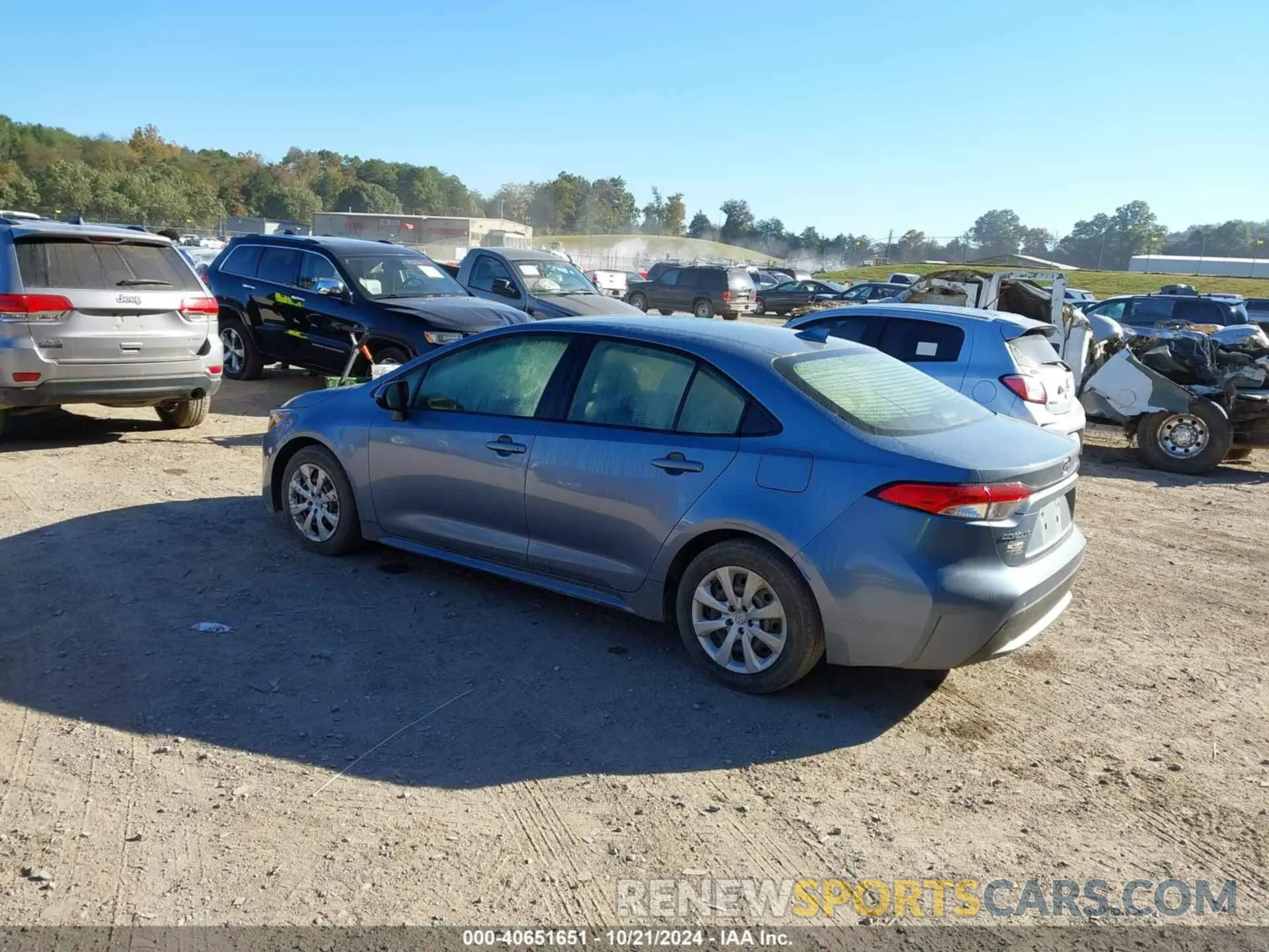 3 Photograph of a damaged car JTDEPRAE0LJ060696 TOYOTA COROLLA 2020