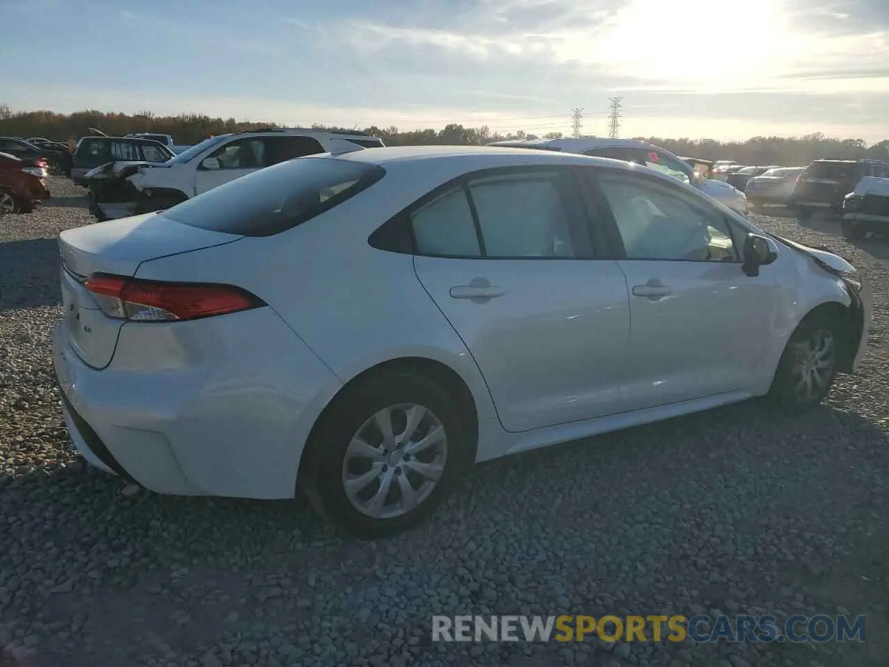 3 Photograph of a damaged car JTDEPRAE0LJ073819 TOYOTA COROLLA 2020