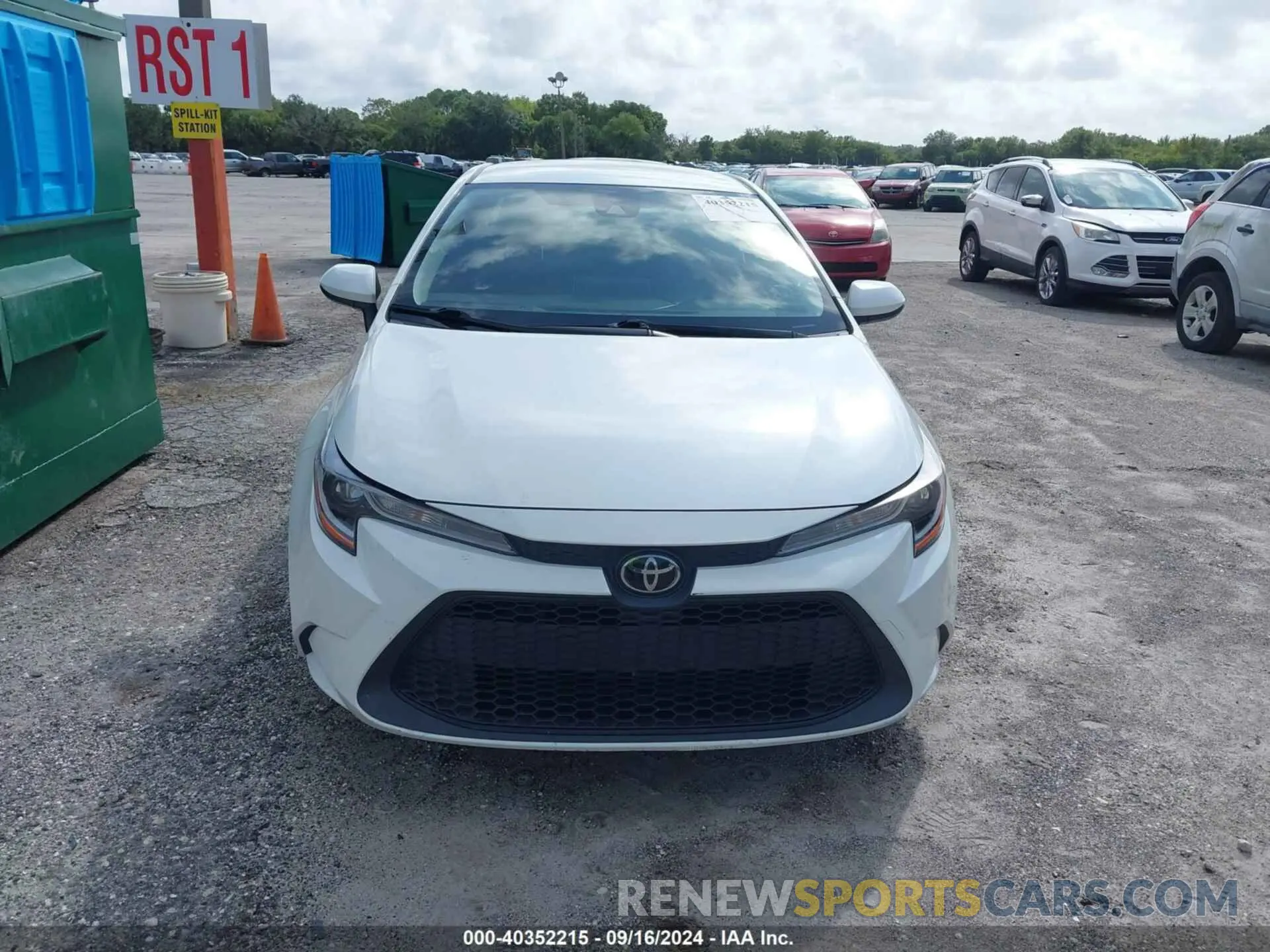 12 Photograph of a damaged car JTDEPRAE0LJ073917 TOYOTA COROLLA 2020
