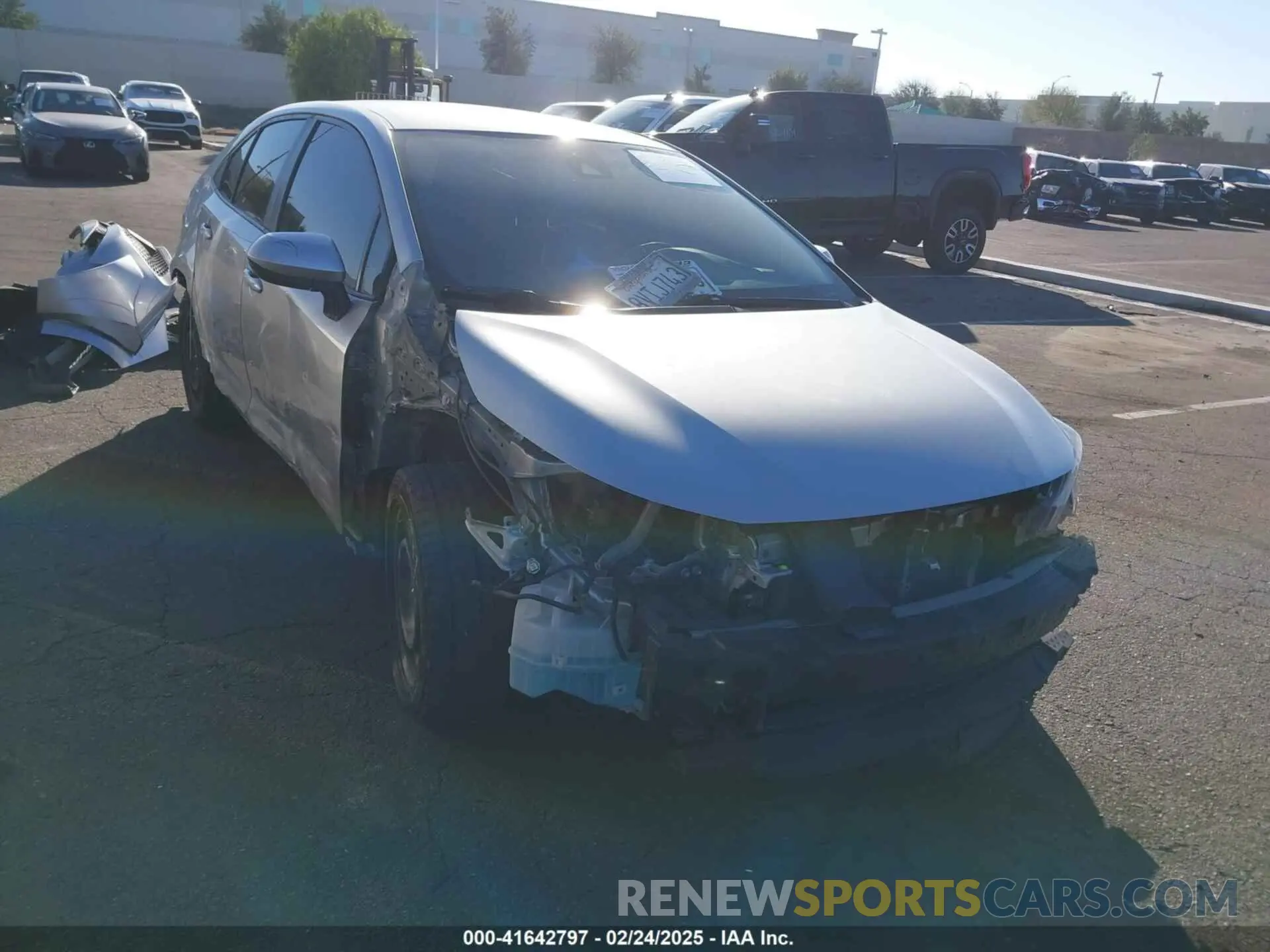 14 Photograph of a damaged car JTDEPRAE0LJ076042 TOYOTA COROLLA 2020