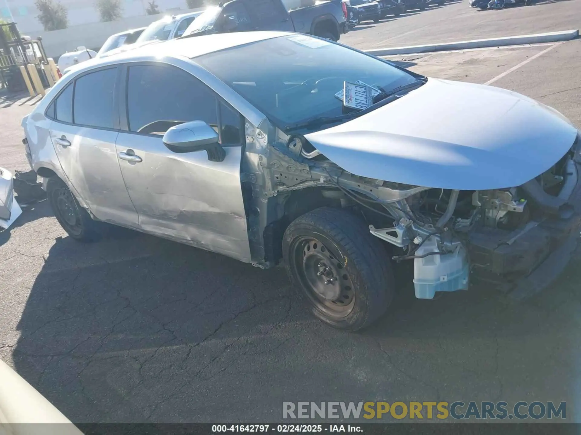 6 Photograph of a damaged car JTDEPRAE0LJ076042 TOYOTA COROLLA 2020
