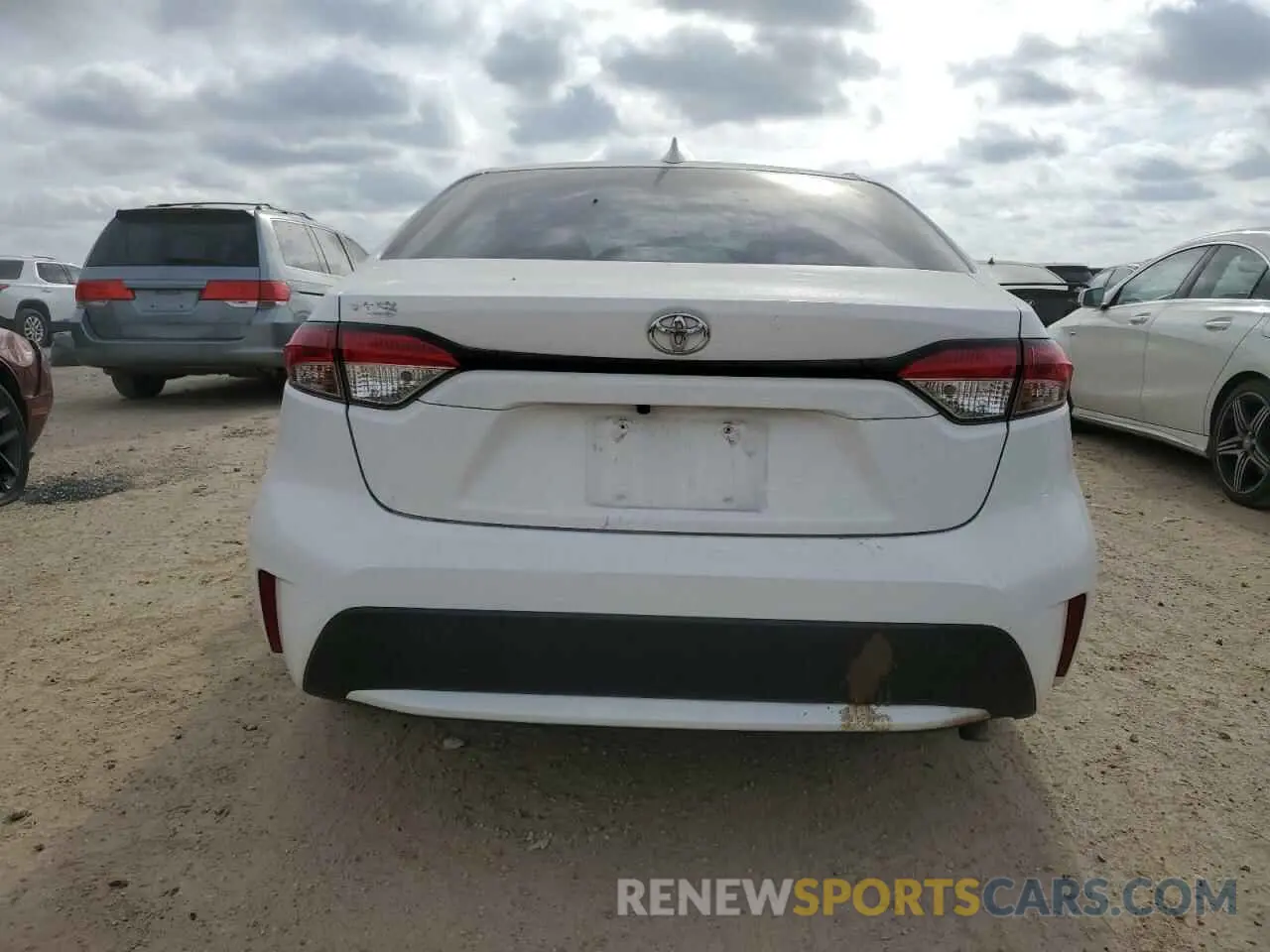 6 Photograph of a damaged car JTDEPRAE0LJ081290 TOYOTA COROLLA 2020