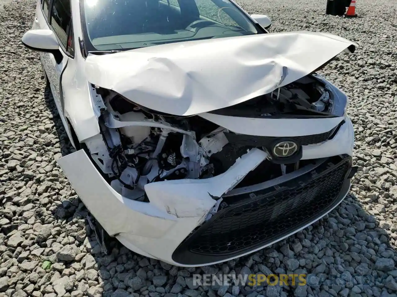 9 Photograph of a damaged car JTDEPRAE0LJ082262 TOYOTA COROLLA 2020