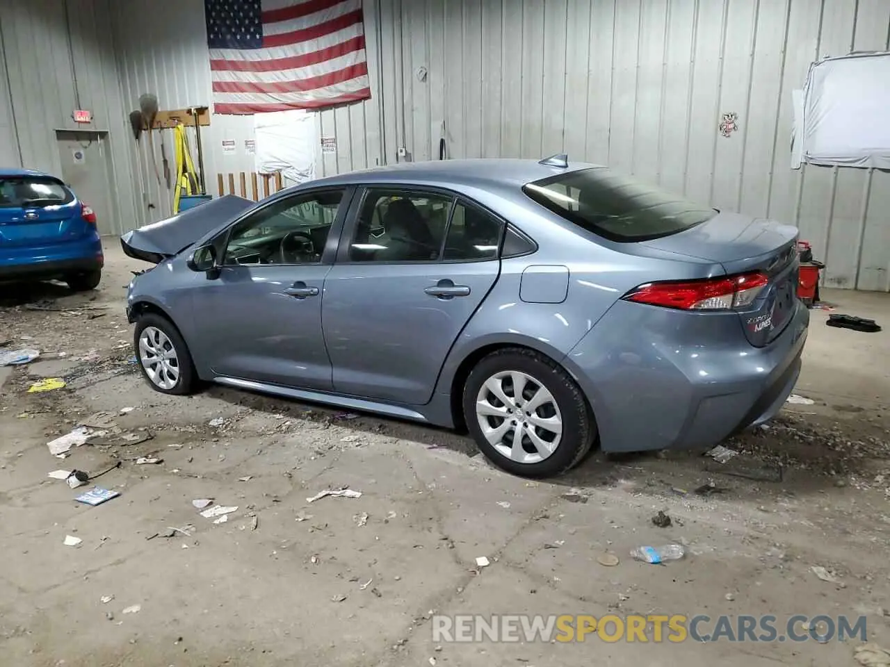 2 Photograph of a damaged car JTDEPRAE0LJ087252 TOYOTA COROLLA 2020