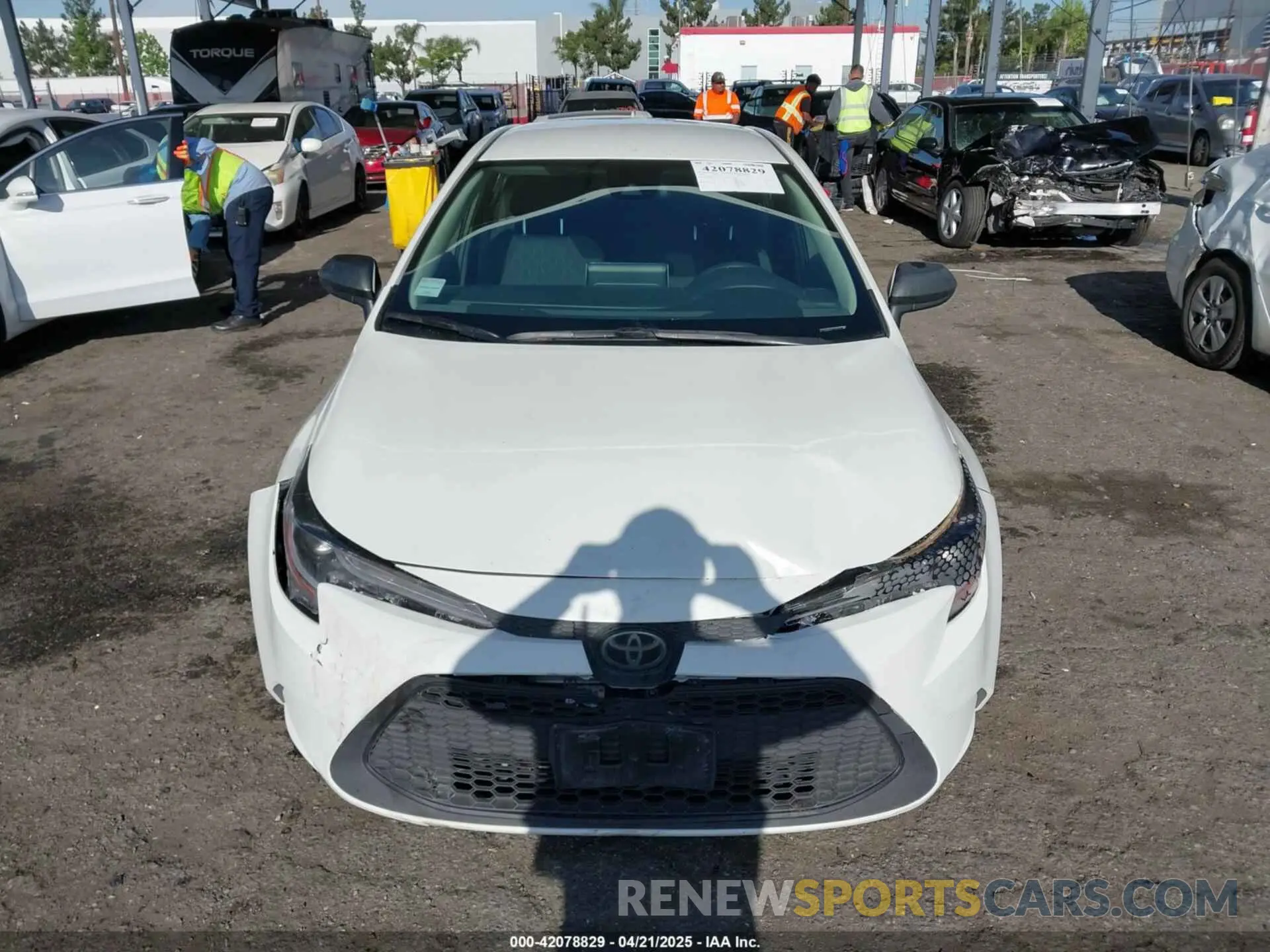 12 Photograph of a damaged car JTDEPRAE0LJ091639 TOYOTA COROLLA 2020