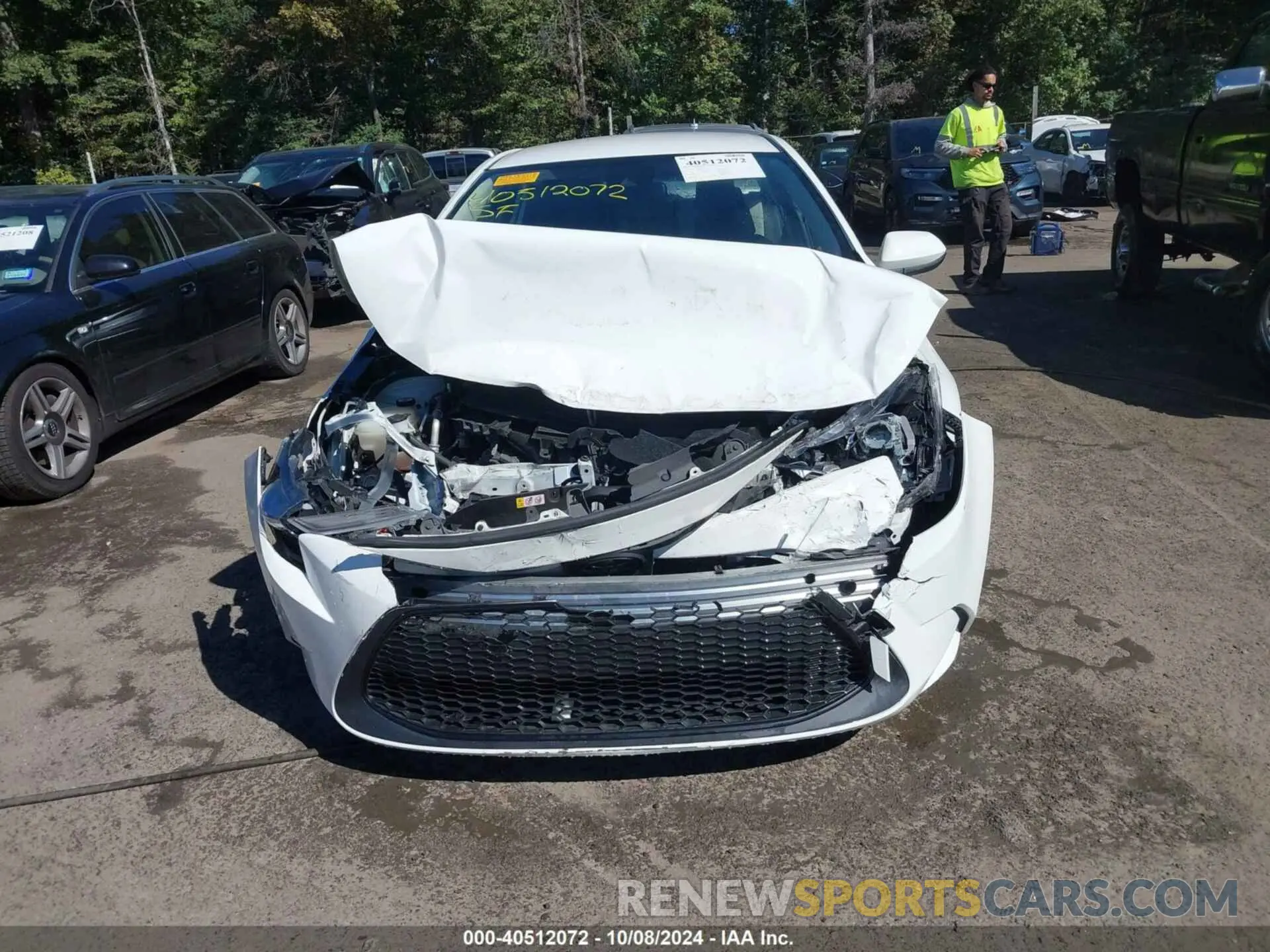 12 Photograph of a damaged car JTDEPRAE0LJ092757 TOYOTA COROLLA 2020
