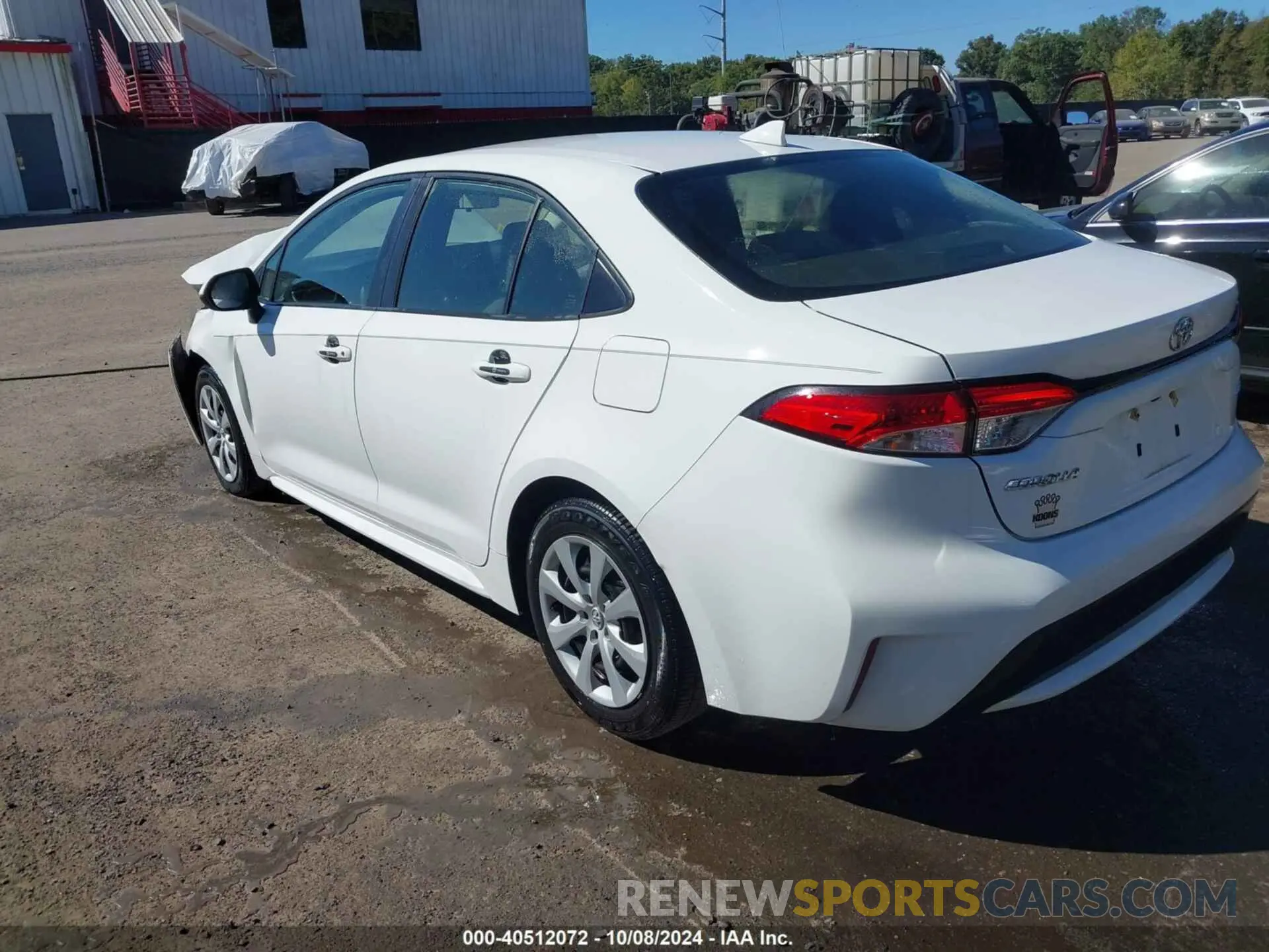 3 Photograph of a damaged car JTDEPRAE0LJ092757 TOYOTA COROLLA 2020