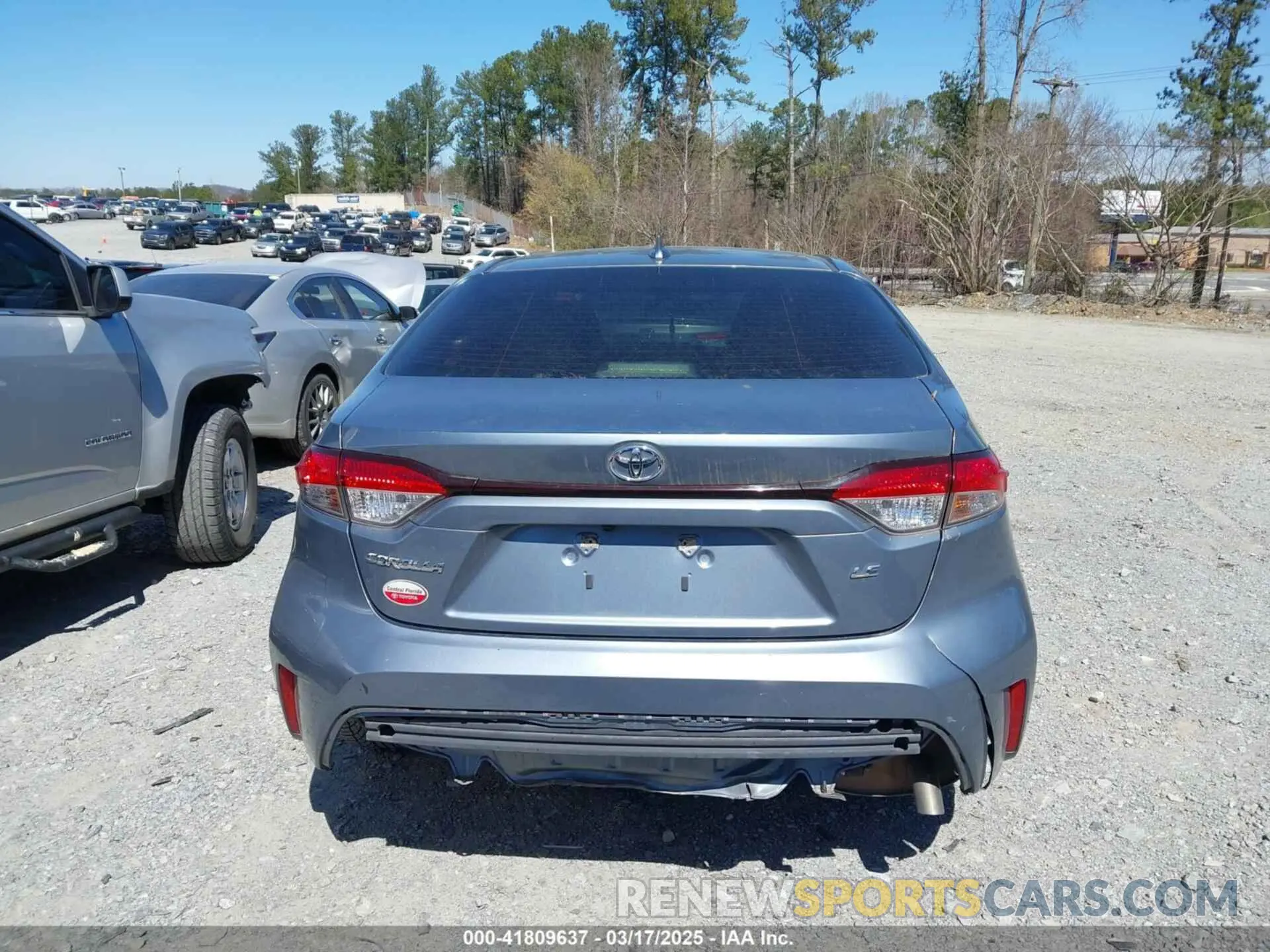16 Photograph of a damaged car JTDEPRAE0LJ095741 TOYOTA COROLLA 2020