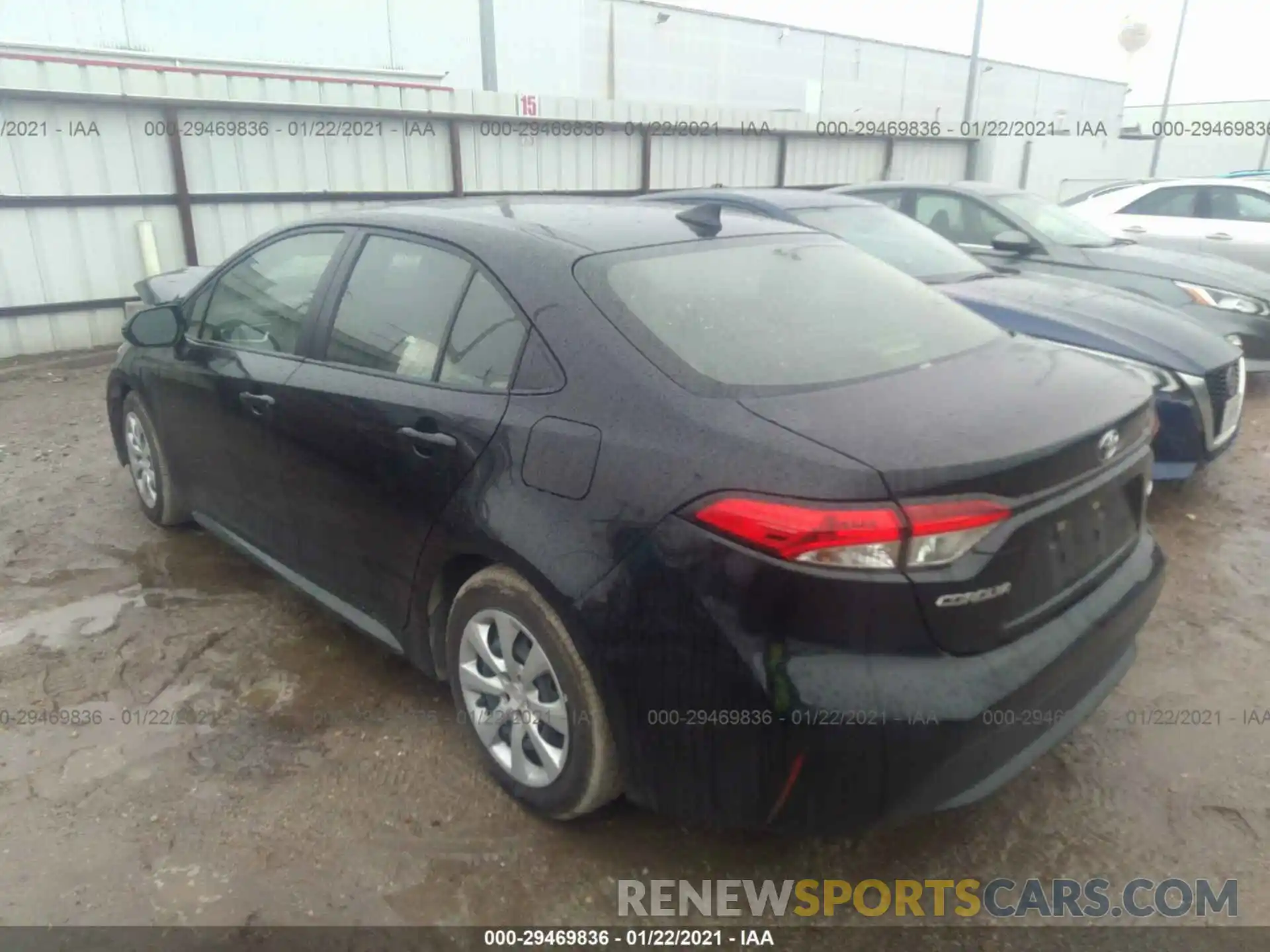 3 Photograph of a damaged car JTDEPRAE0LJ096453 TOYOTA COROLLA 2020