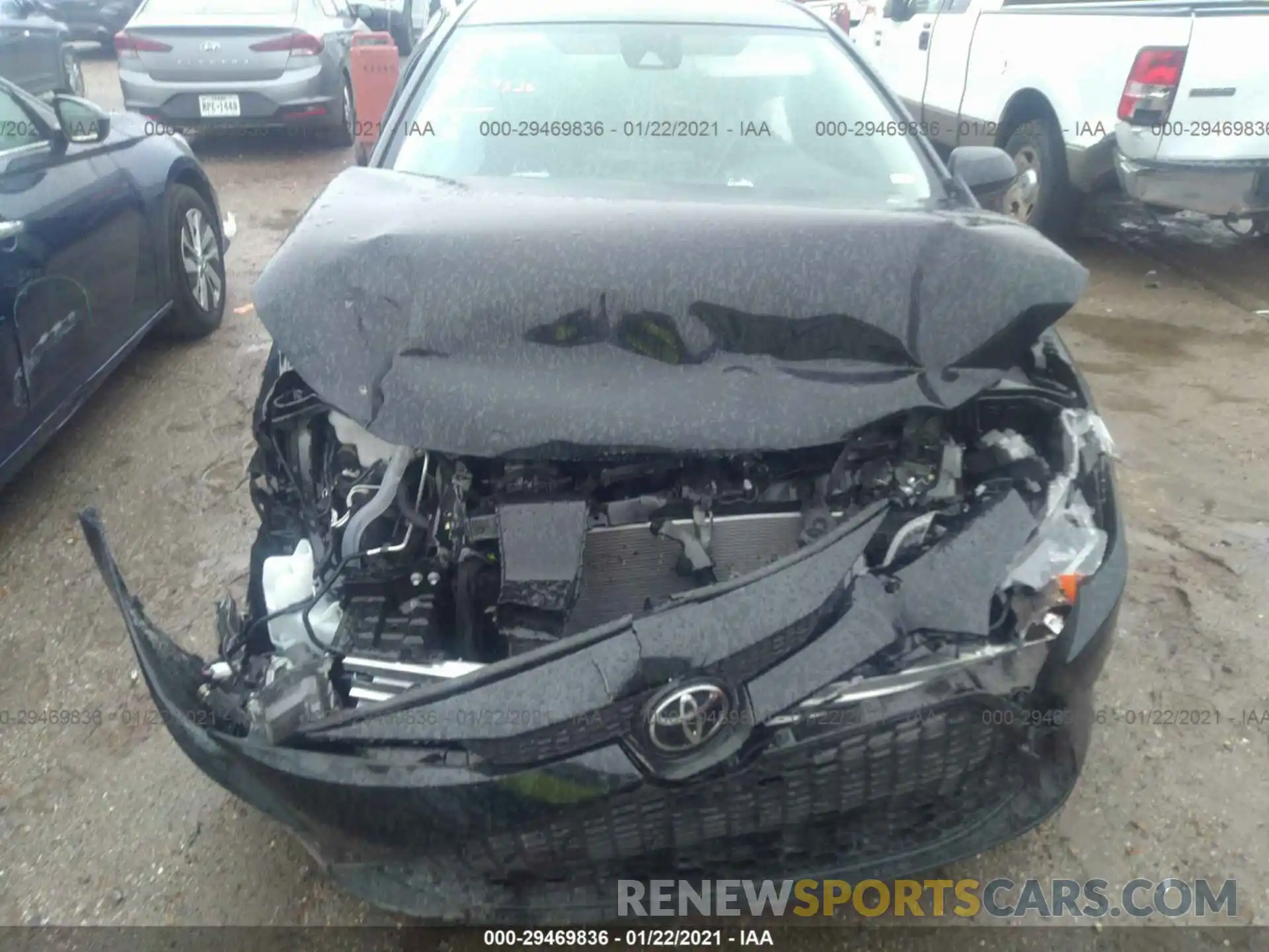 6 Photograph of a damaged car JTDEPRAE0LJ096453 TOYOTA COROLLA 2020