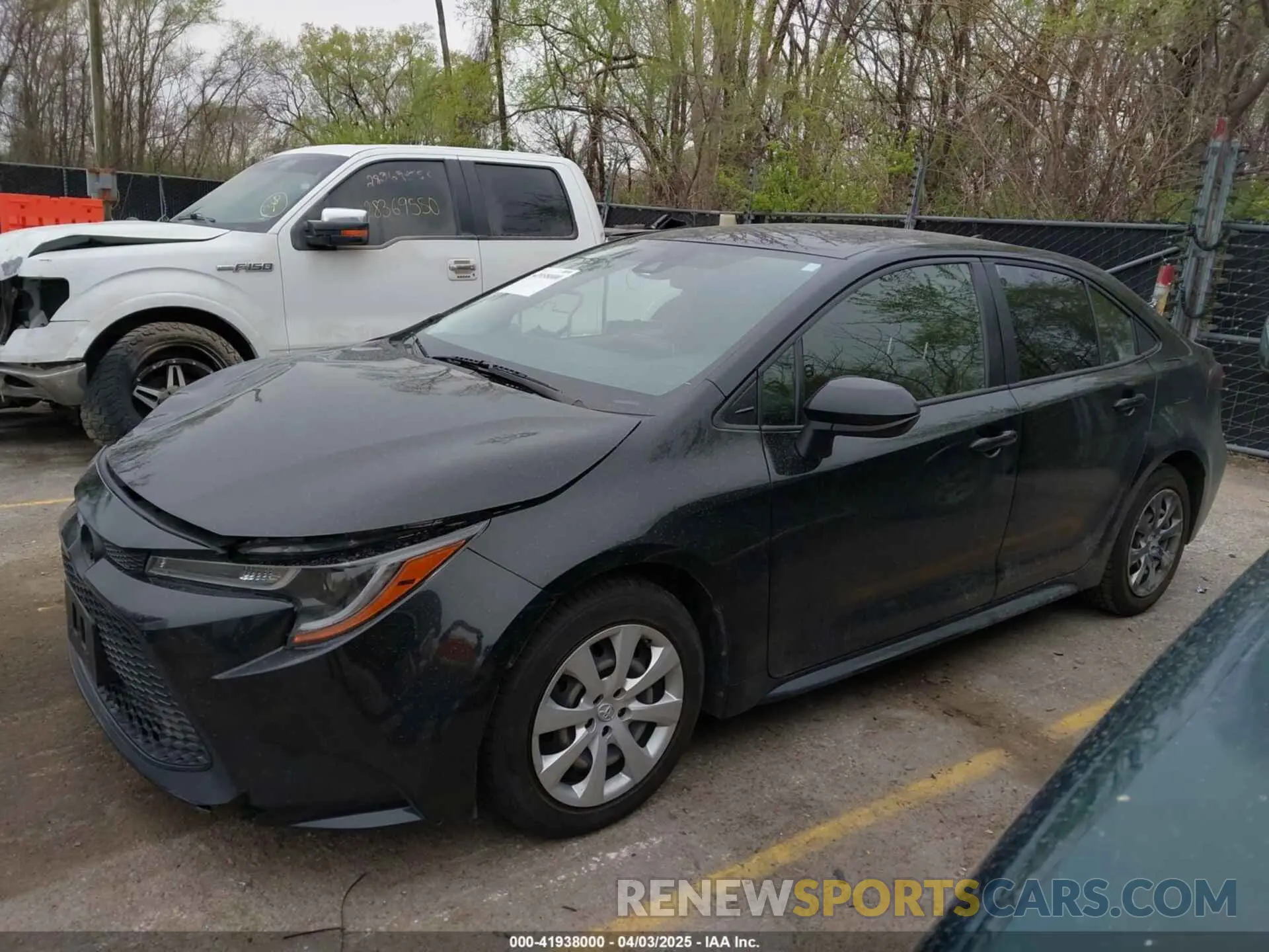 14 Photograph of a damaged car JTDEPRAE0LJ100355 TOYOTA COROLLA 2020