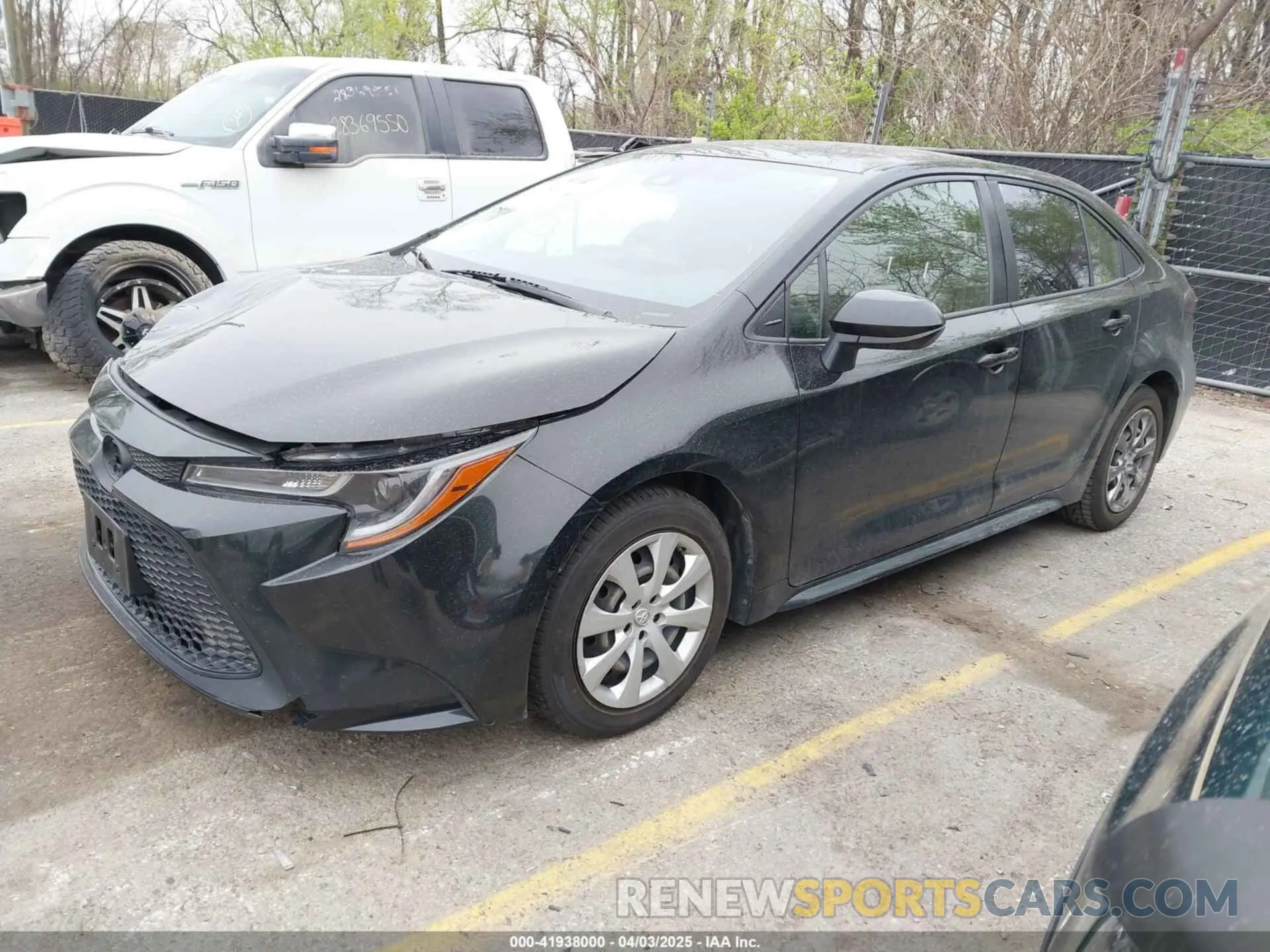2 Photograph of a damaged car JTDEPRAE0LJ100355 TOYOTA COROLLA 2020