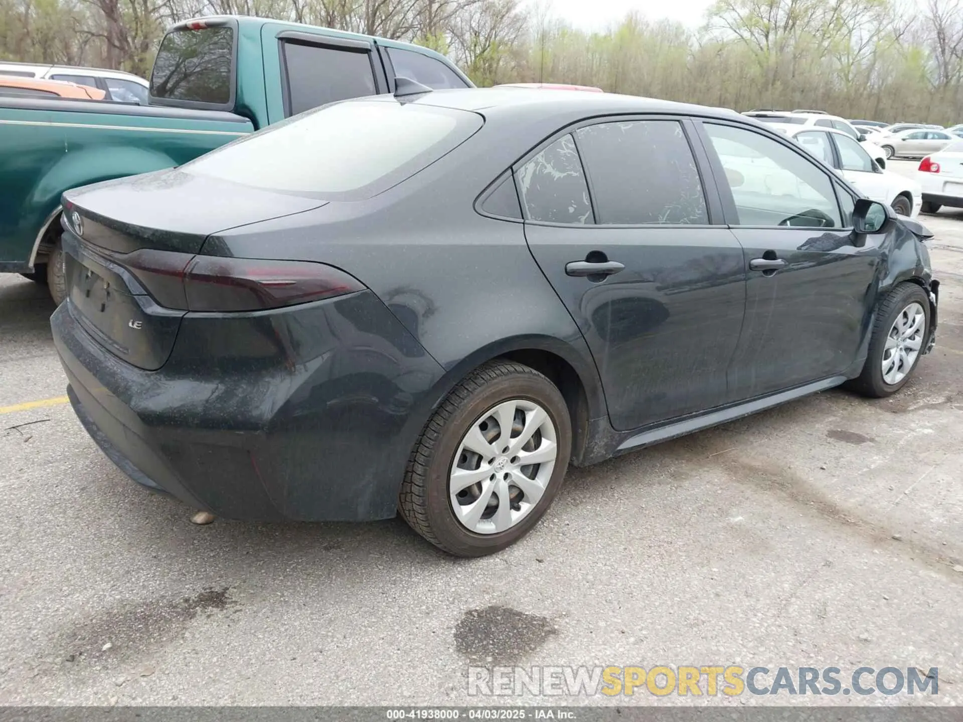 4 Photograph of a damaged car JTDEPRAE0LJ100355 TOYOTA COROLLA 2020