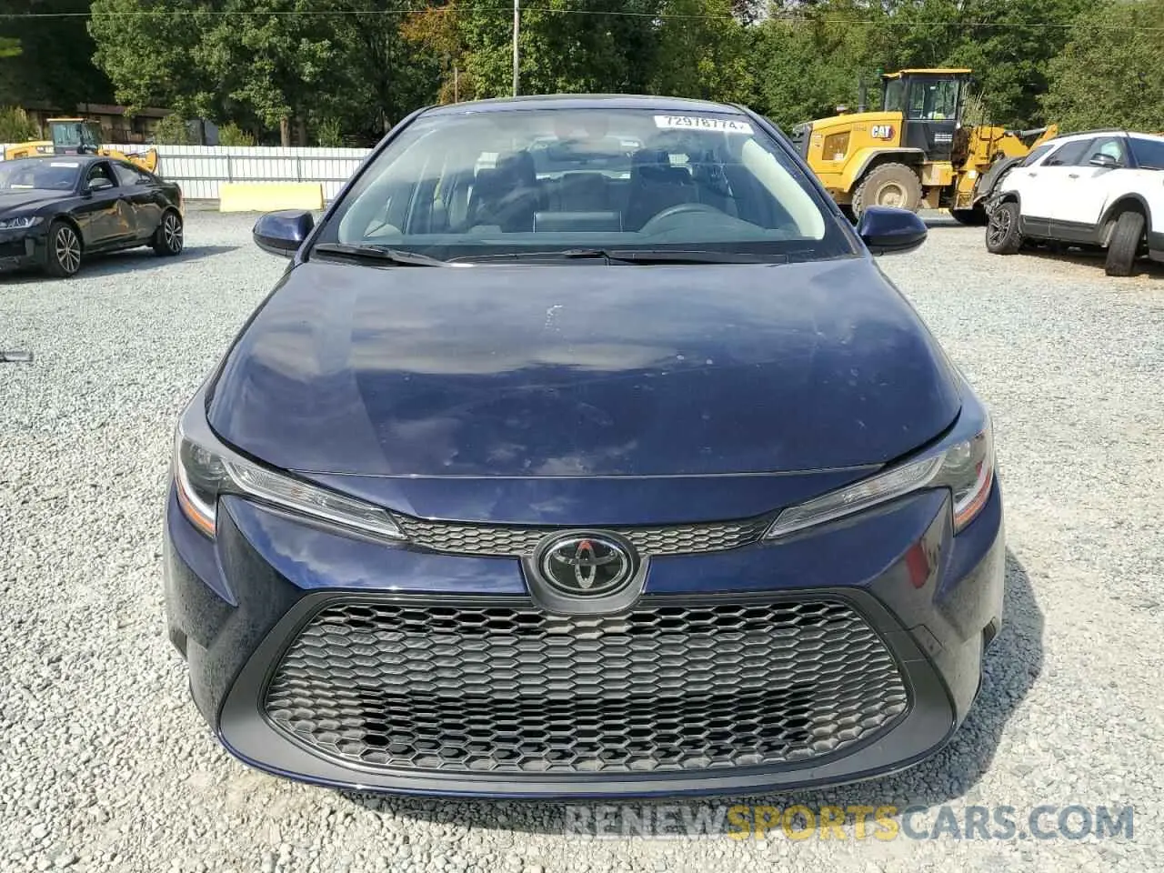 5 Photograph of a damaged car JTDEPRAE0LJ100453 TOYOTA COROLLA 2020