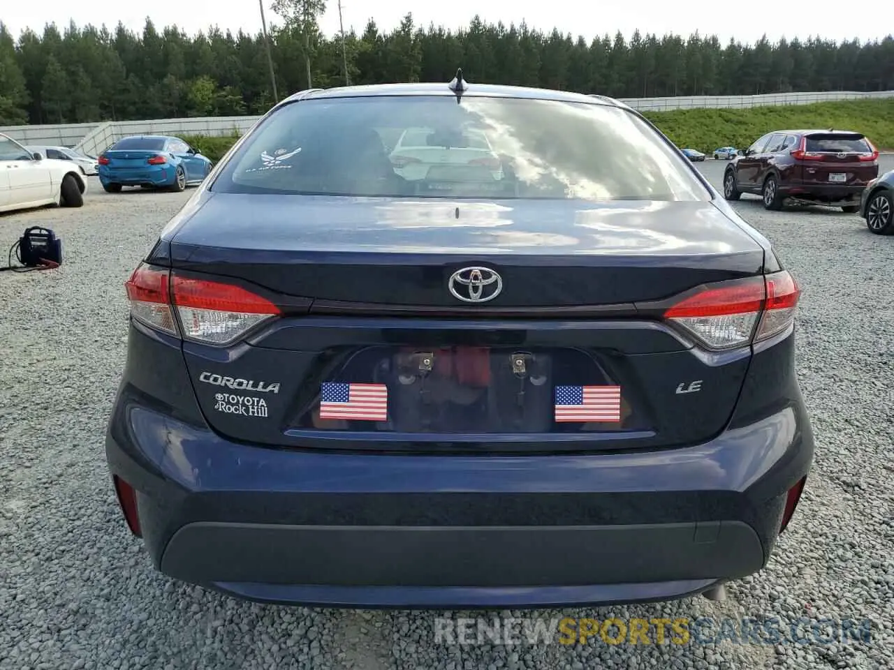 6 Photograph of a damaged car JTDEPRAE0LJ100453 TOYOTA COROLLA 2020