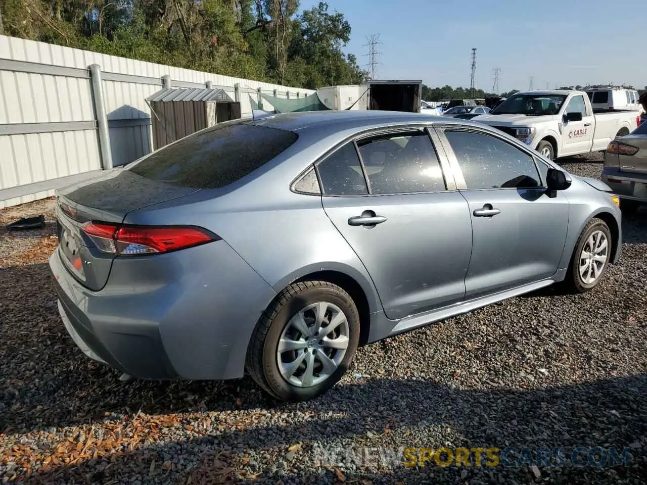 3 Photograph of a damaged car JTDEPRAE0LJ102204 TOYOTA COROLLA 2020