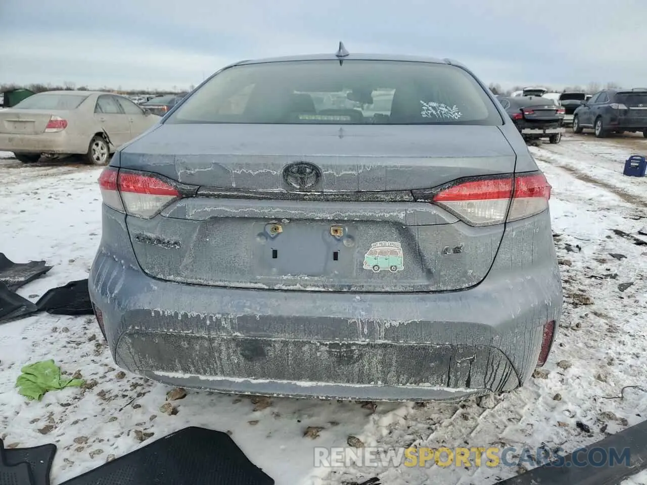 6 Photograph of a damaged car JTDEPRAE0LJ102901 TOYOTA COROLLA 2020