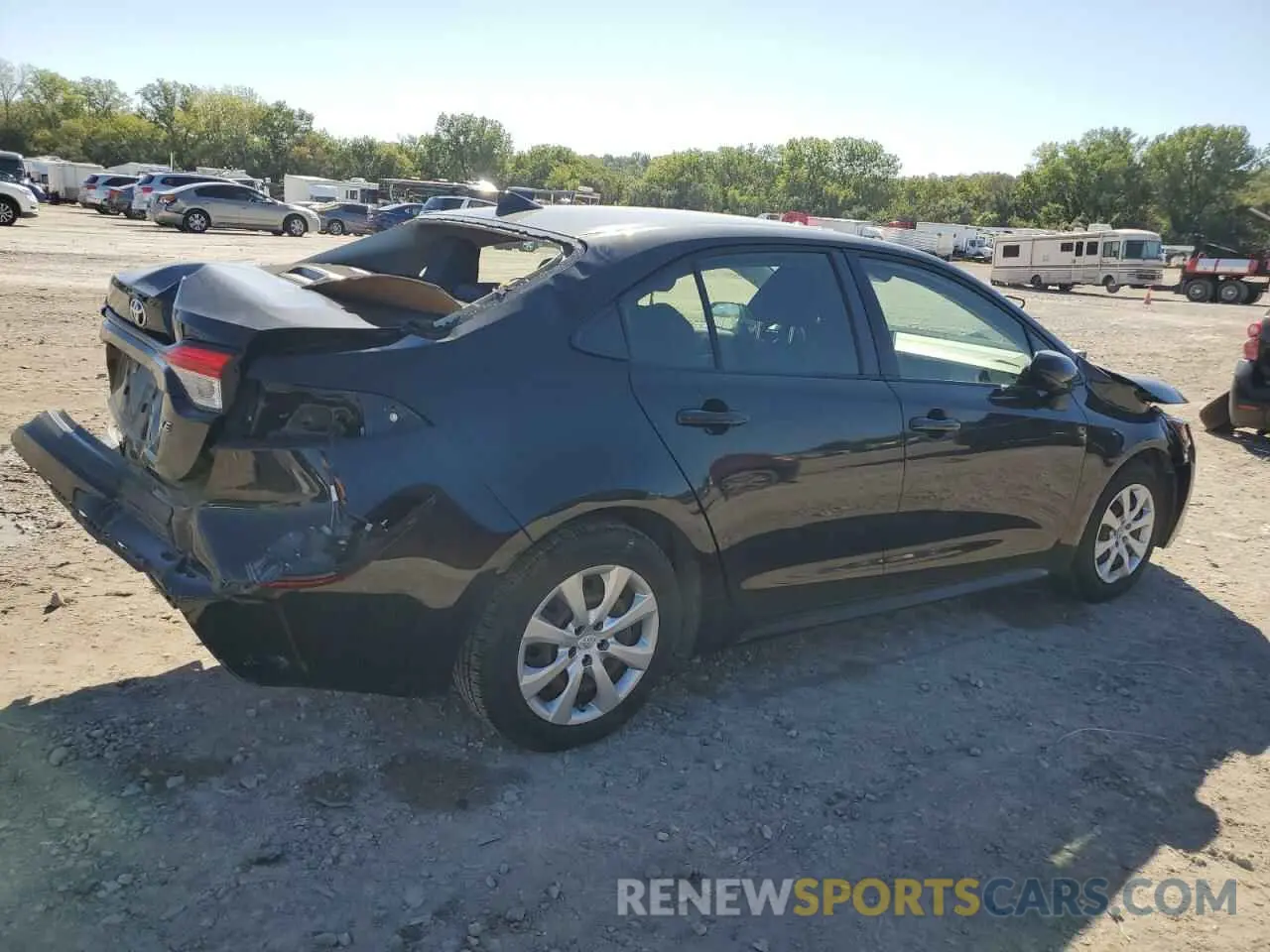 3 Photograph of a damaged car JTDEPRAE0LJ104938 TOYOTA COROLLA 2020
