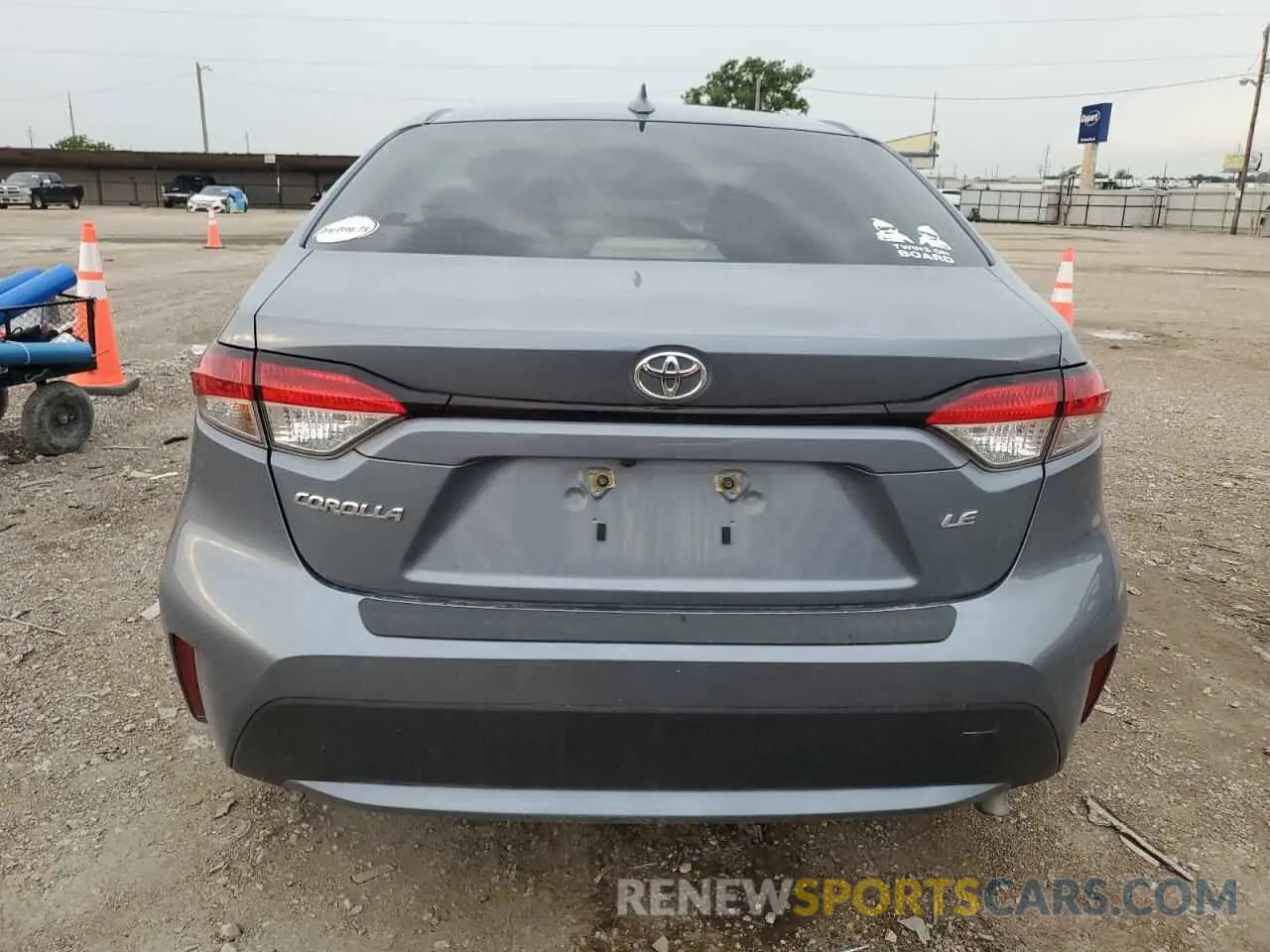 6 Photograph of a damaged car JTDEPRAE0LJ106348 TOYOTA COROLLA 2020