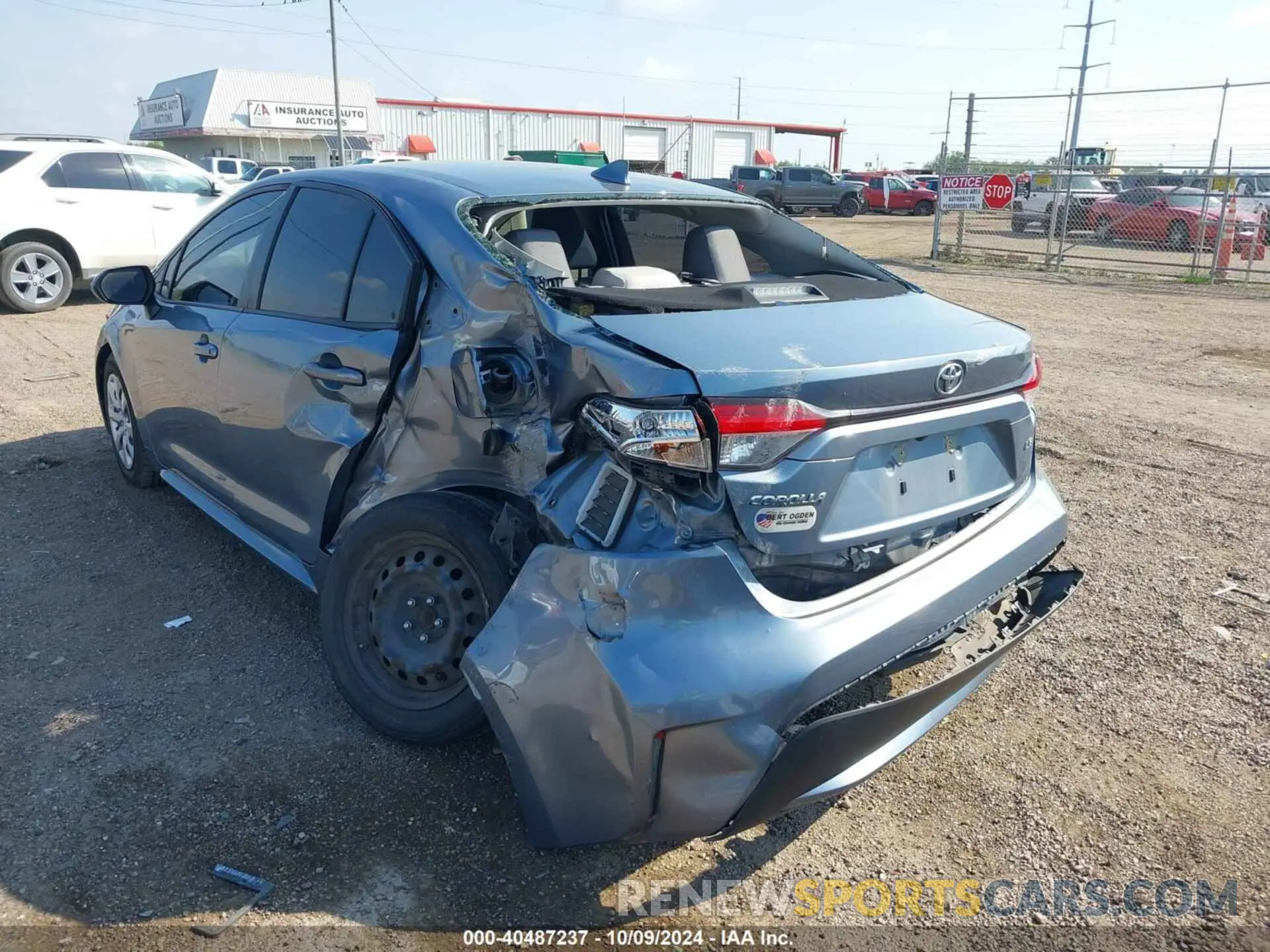 6 Photograph of a damaged car JTDEPRAE0LJ107032 TOYOTA COROLLA 2020