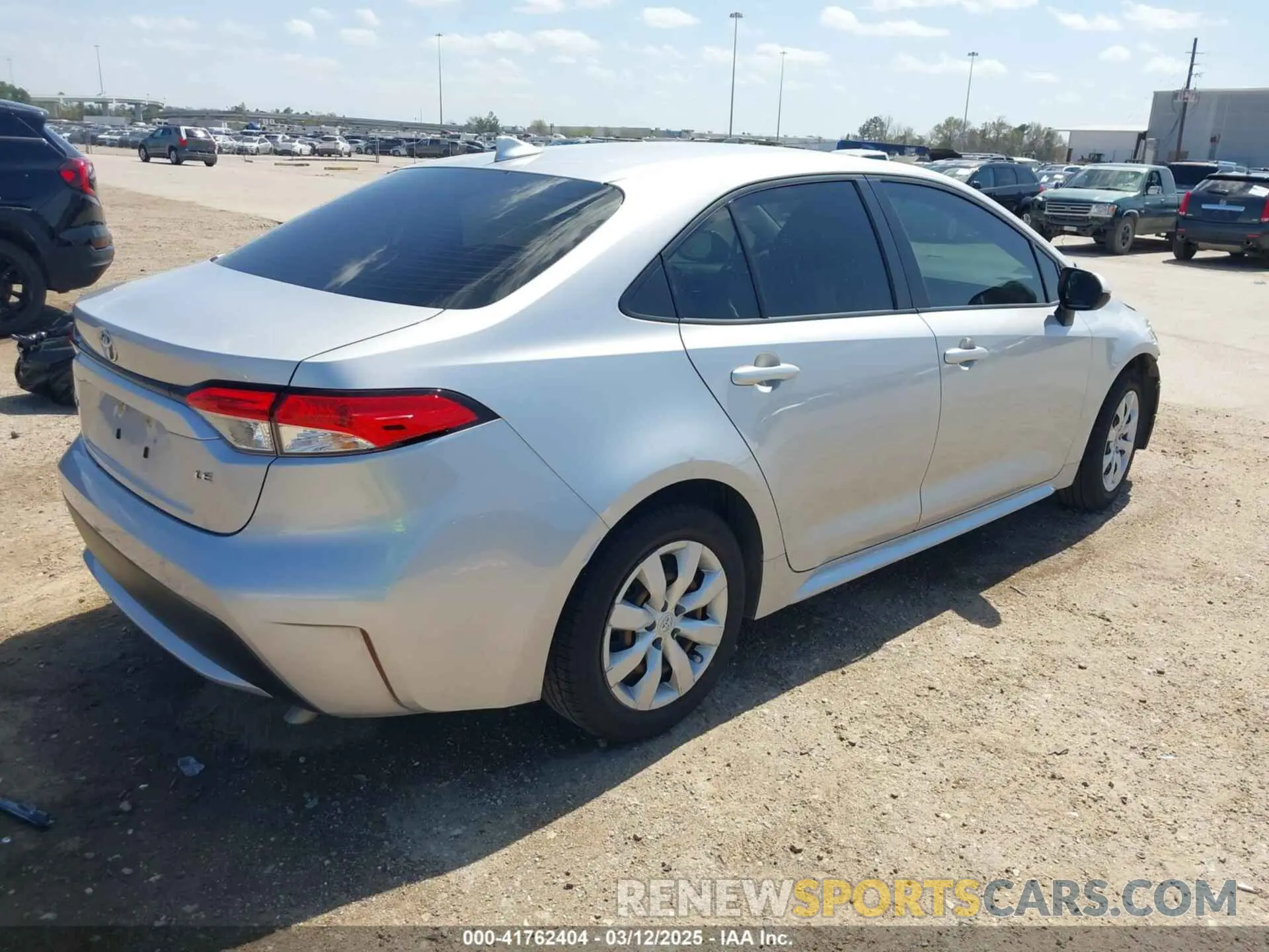 4 Photograph of a damaged car JTDEPRAE0LJ114241 TOYOTA COROLLA 2020