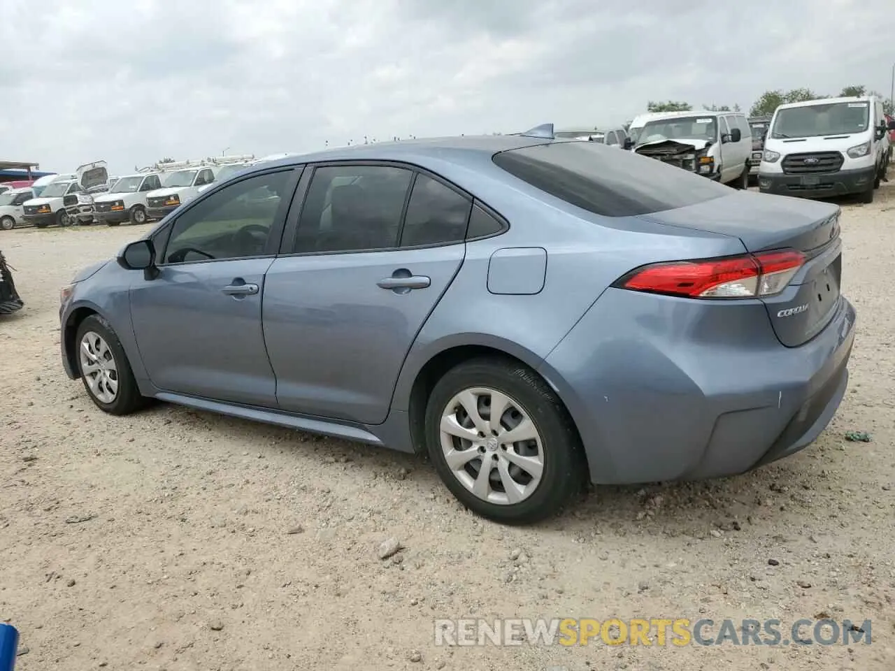 2 Photograph of a damaged car JTDEPRAE0LJ115843 TOYOTA COROLLA 2020