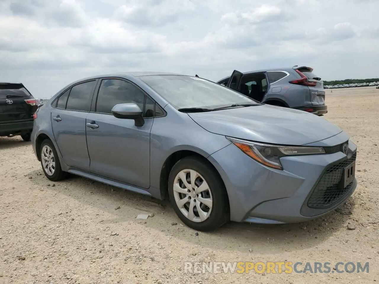 4 Photograph of a damaged car JTDEPRAE0LJ115843 TOYOTA COROLLA 2020