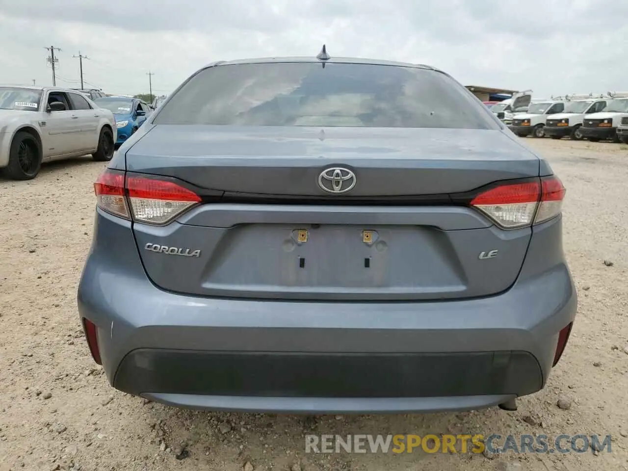 6 Photograph of a damaged car JTDEPRAE0LJ115843 TOYOTA COROLLA 2020