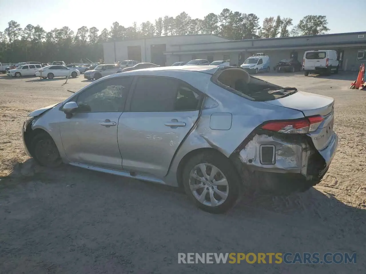 2 Photograph of a damaged car JTDEPRAE0LJ116734 TOYOTA COROLLA 2020