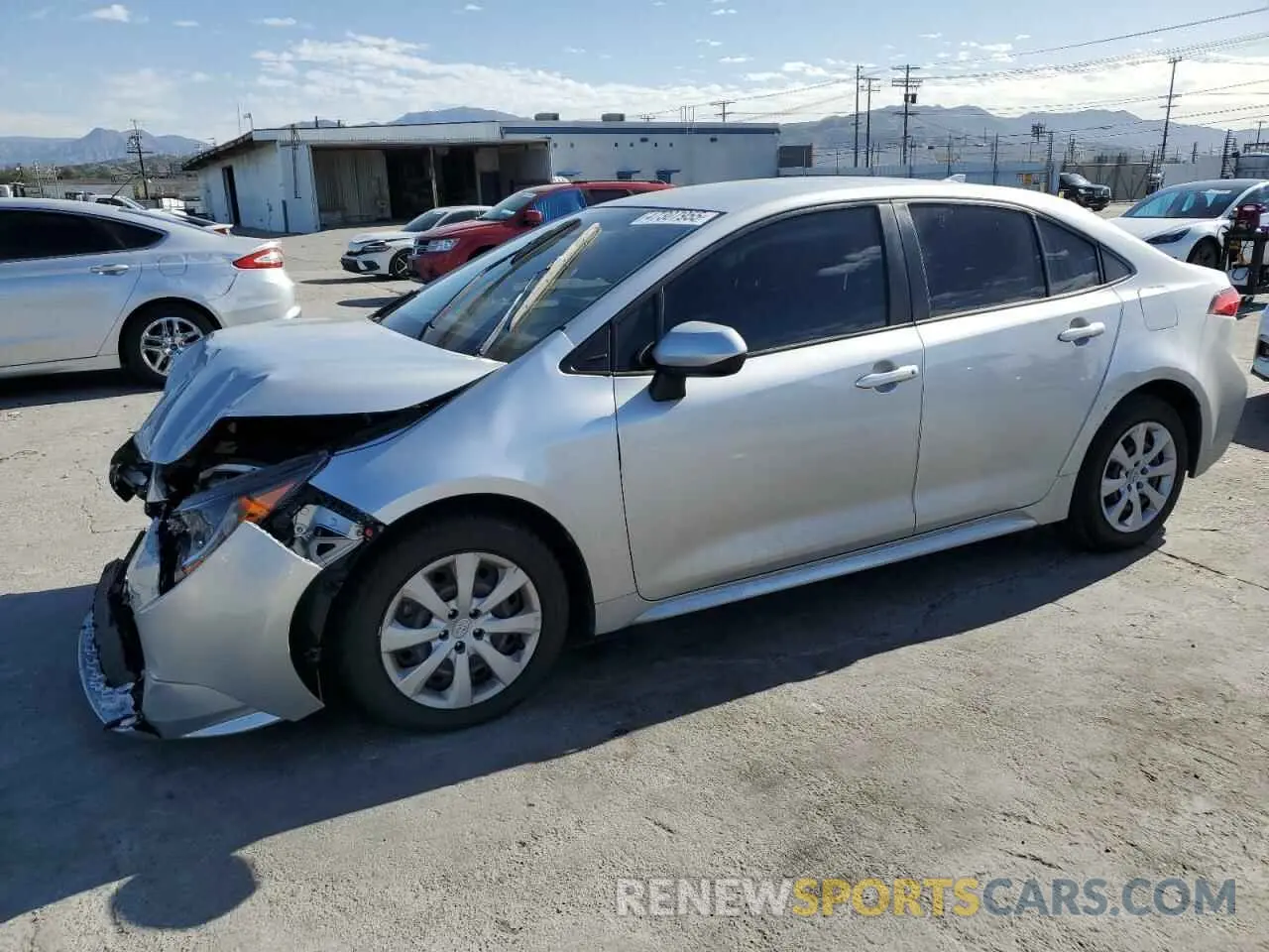 1 Photograph of a damaged car JTDEPRAE1LJ003410 TOYOTA COROLLA 2020