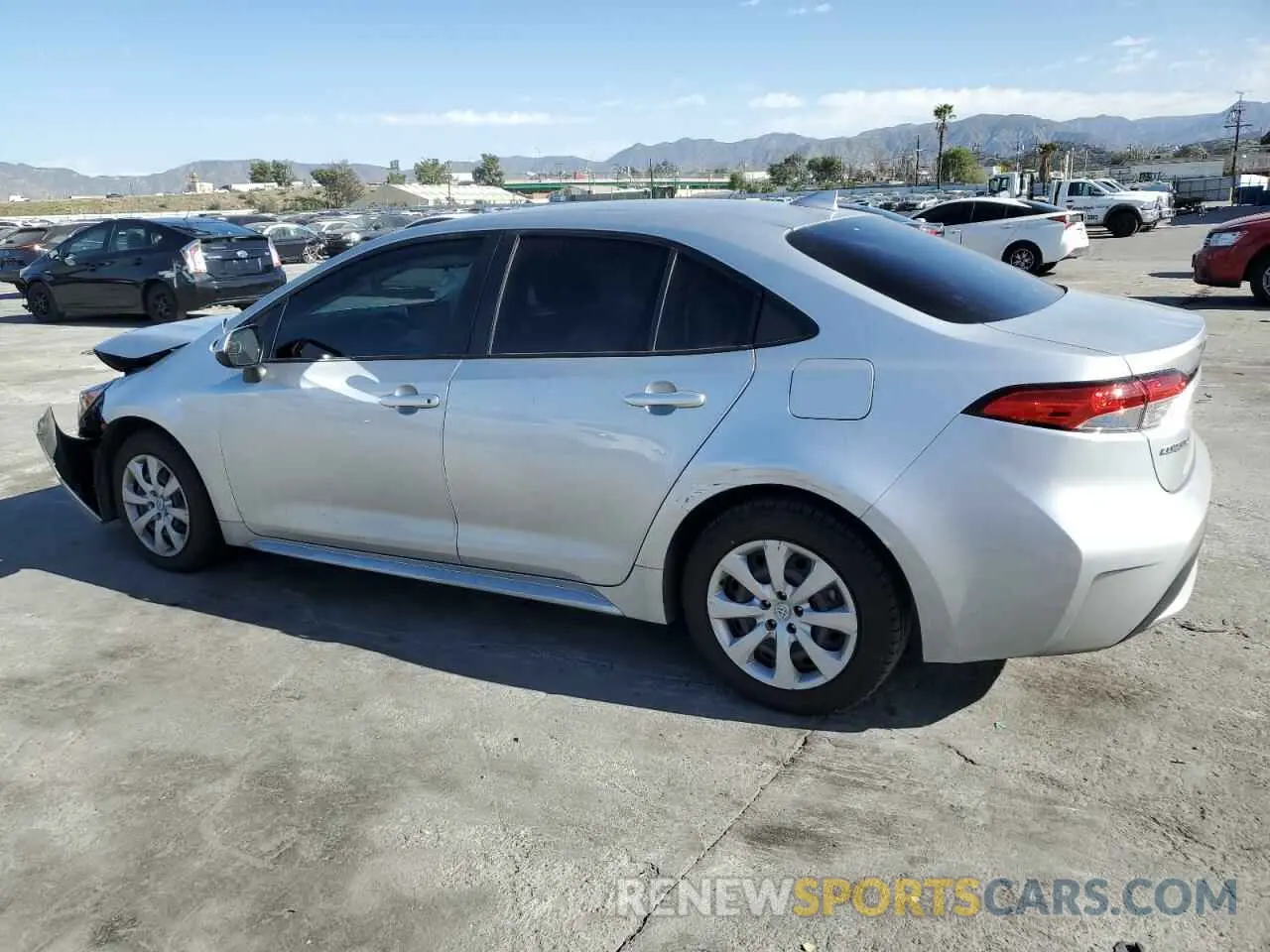 2 Photograph of a damaged car JTDEPRAE1LJ003410 TOYOTA COROLLA 2020