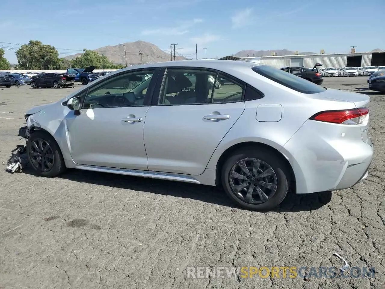 2 Photograph of a damaged car JTDEPRAE1LJ003536 TOYOTA COROLLA 2020