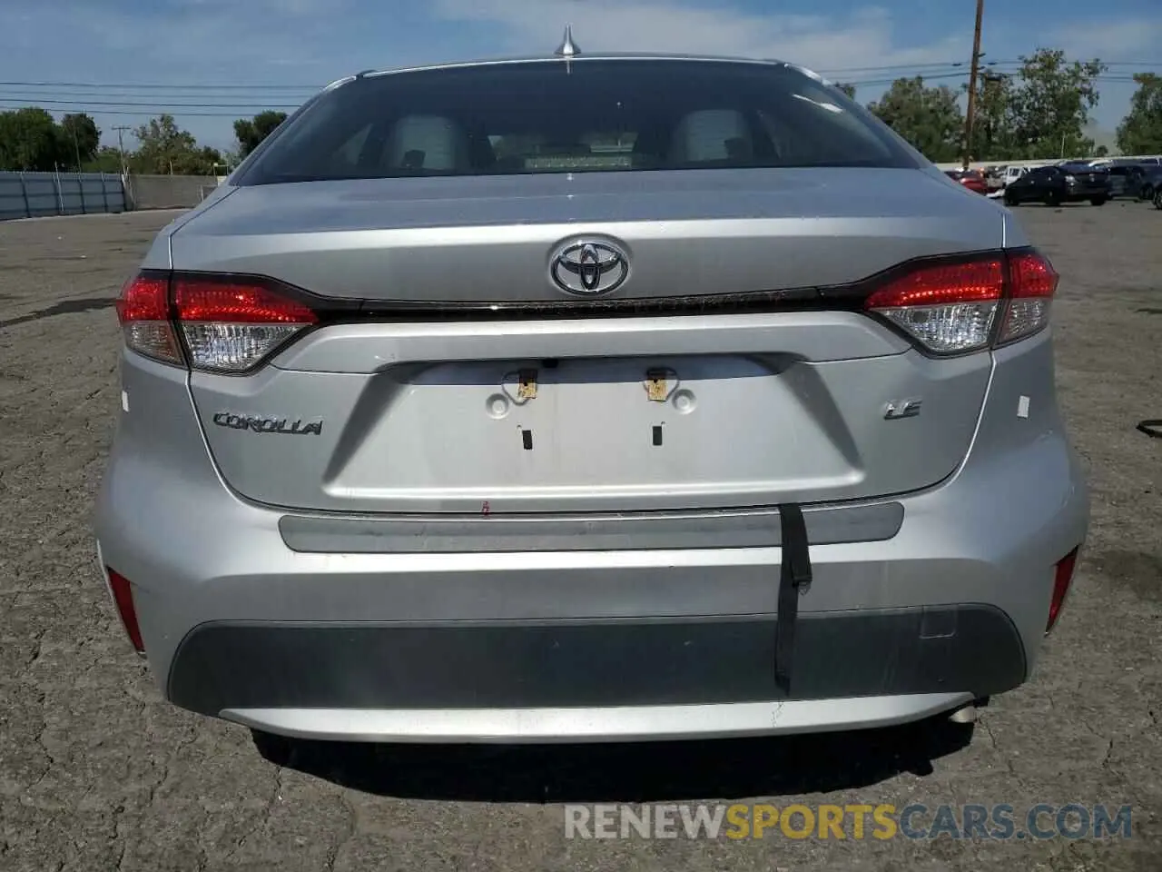 6 Photograph of a damaged car JTDEPRAE1LJ003536 TOYOTA COROLLA 2020