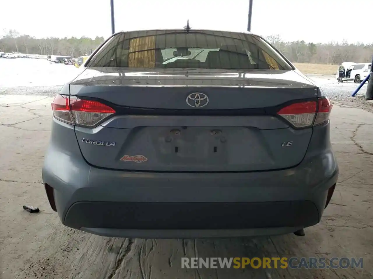 6 Photograph of a damaged car JTDEPRAE1LJ003911 TOYOTA COROLLA 2020