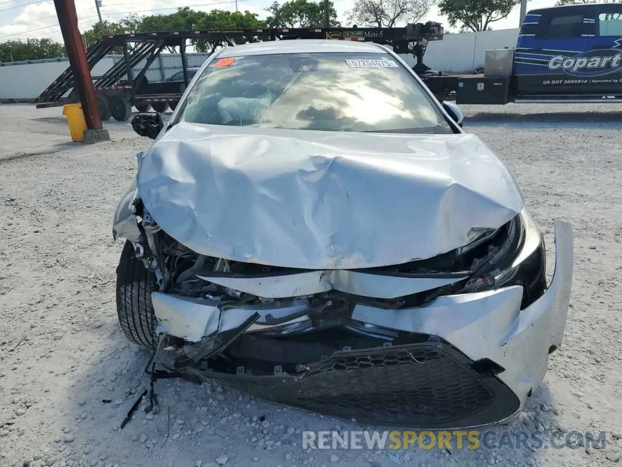 5 Photograph of a damaged car JTDEPRAE1LJ008056 TOYOTA COROLLA 2020