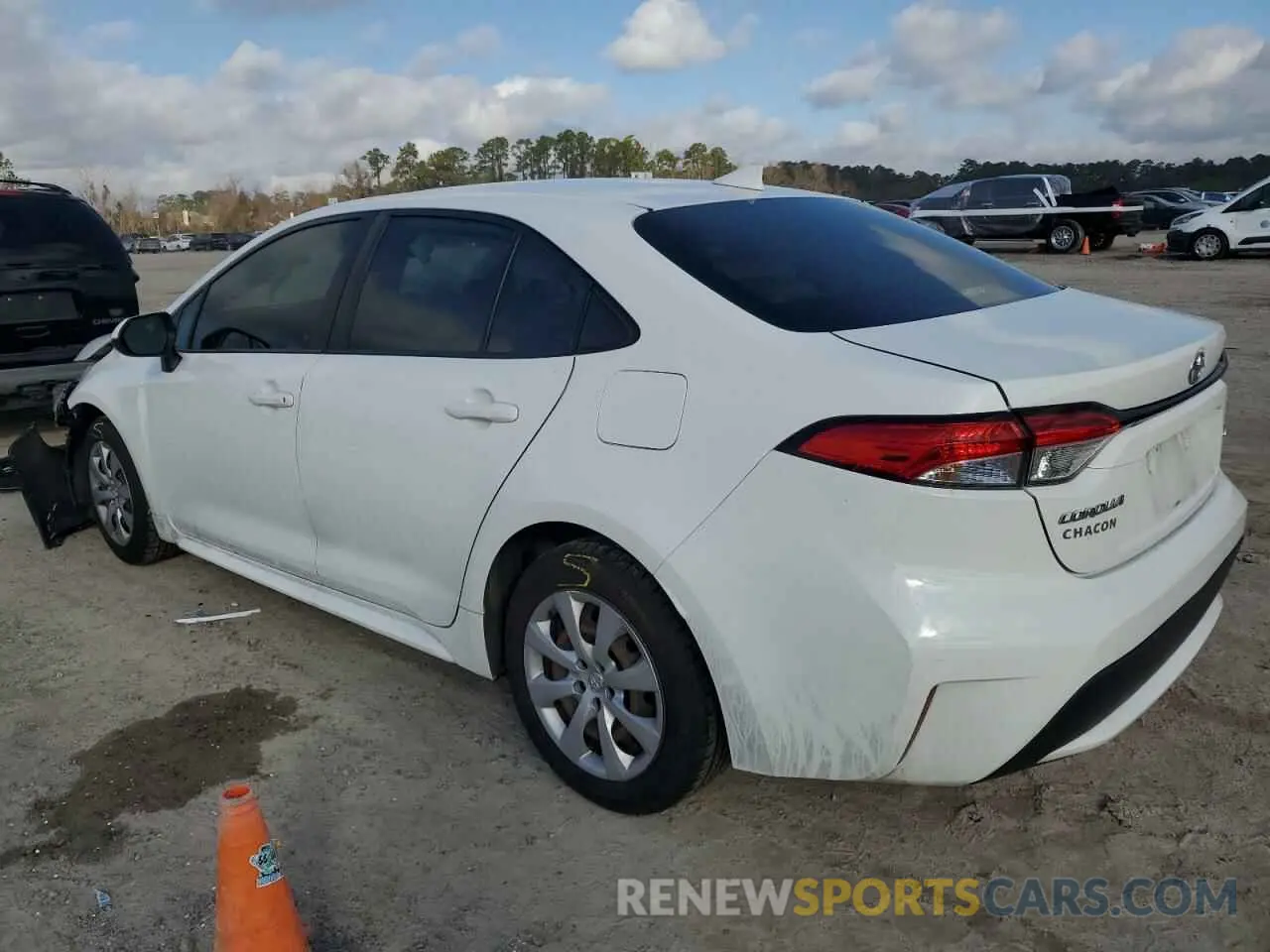 2 Photograph of a damaged car JTDEPRAE1LJ011992 TOYOTA COROLLA 2020