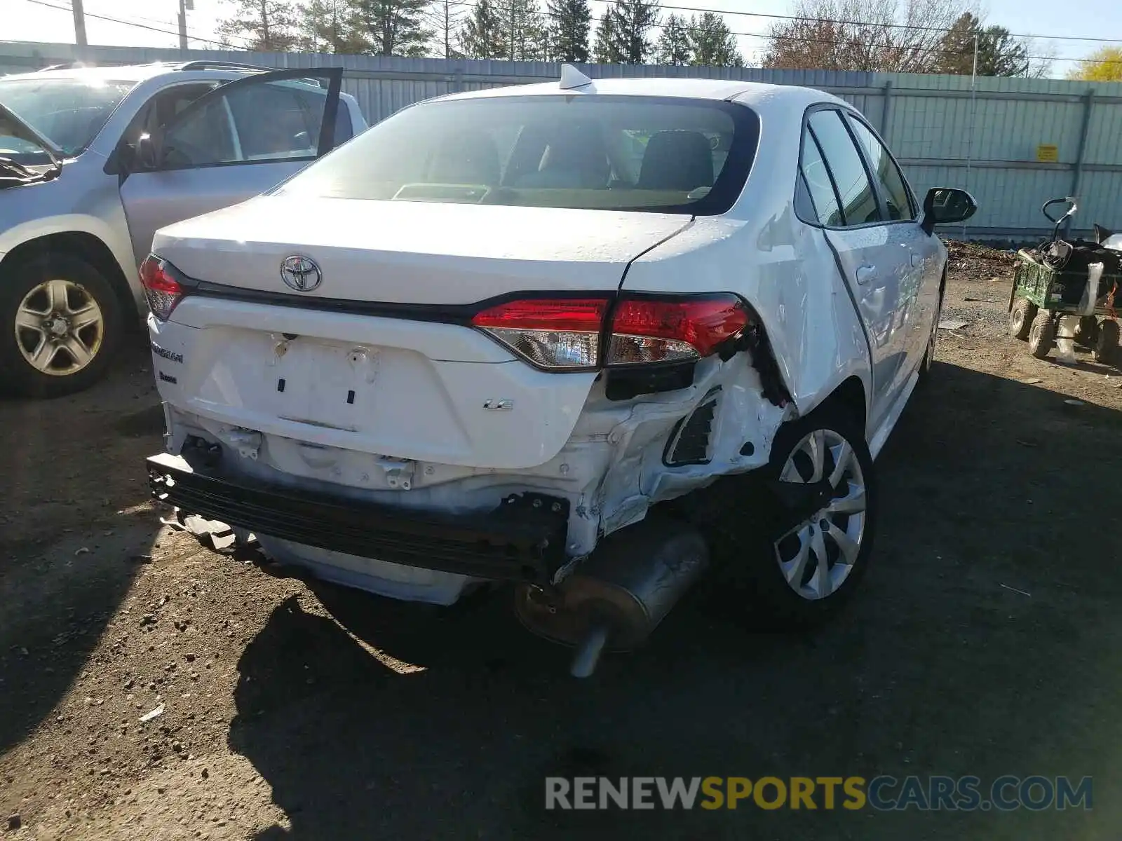 9 Photograph of a damaged car JTDEPRAE1LJ012737 TOYOTA COROLLA 2020