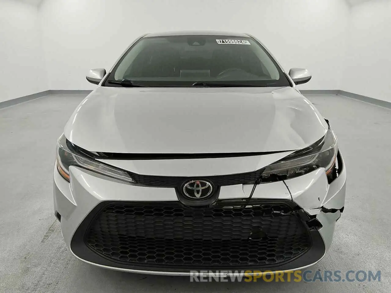 5 Photograph of a damaged car JTDEPRAE1LJ015511 TOYOTA COROLLA 2020