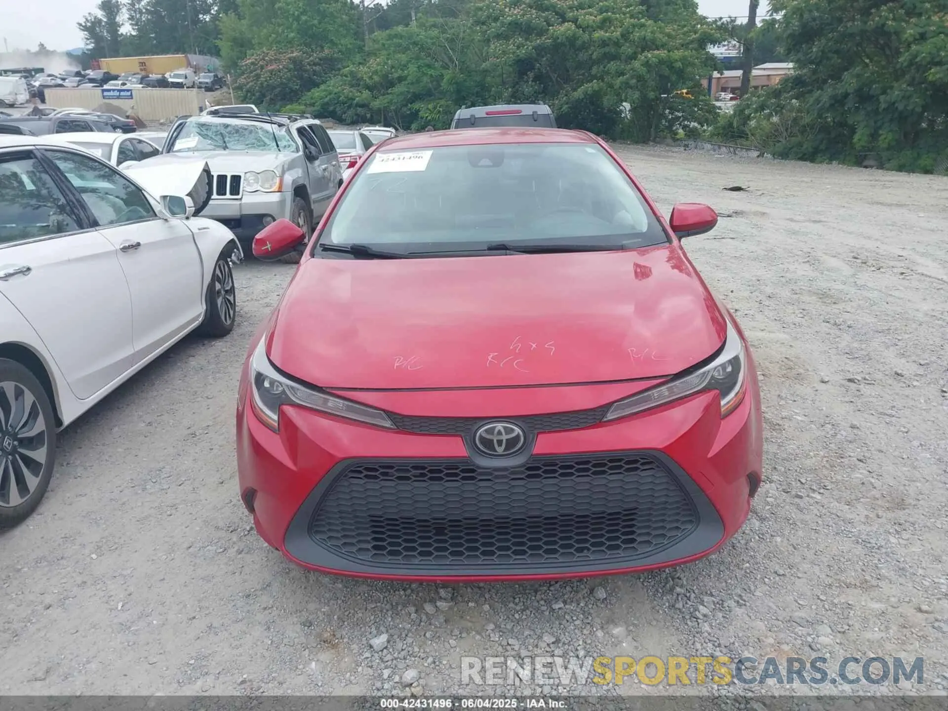 12 Photograph of a damaged car JTDEPRAE1LJ015699 TOYOTA COROLLA 2020