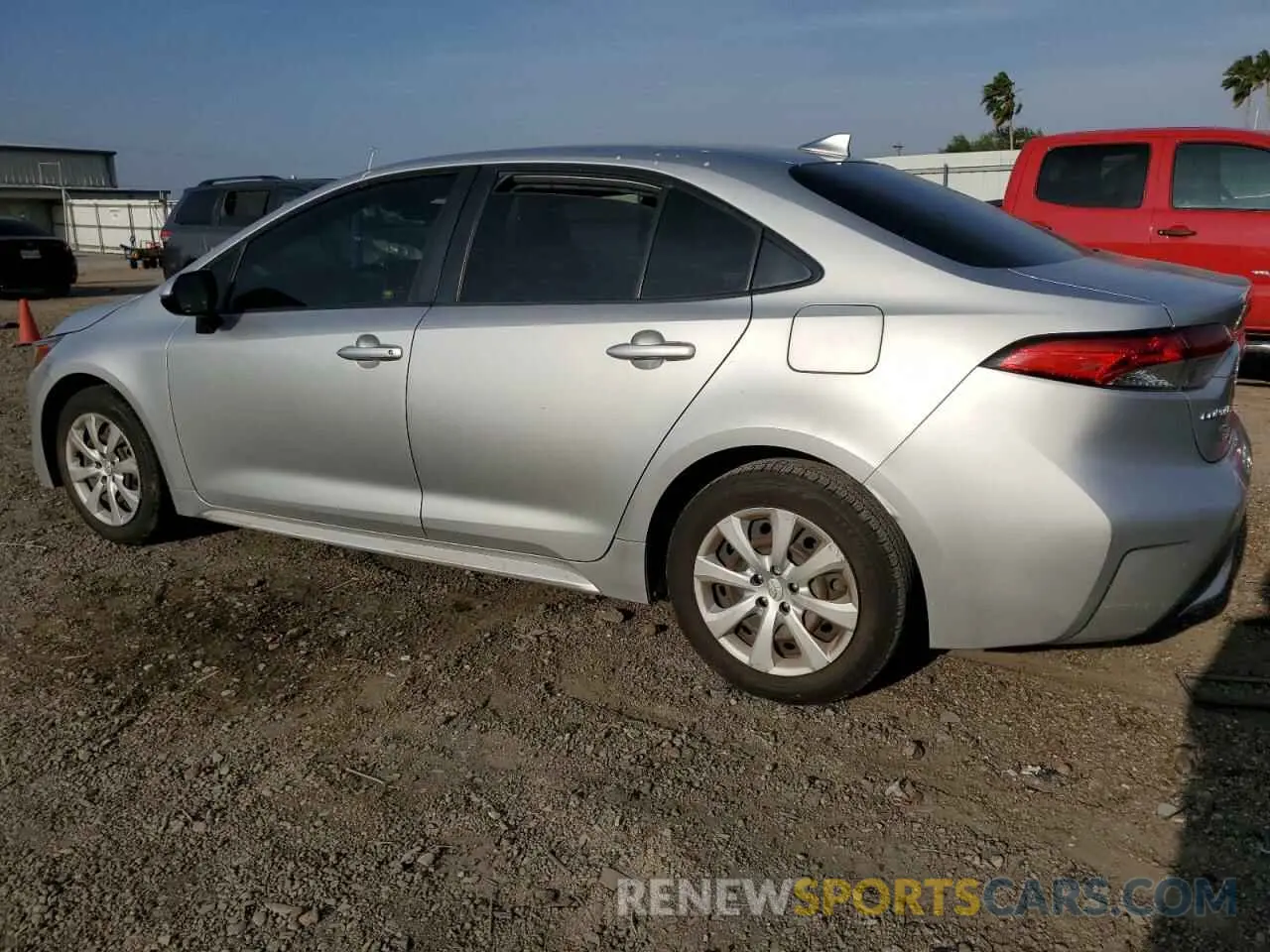 2 Photograph of a damaged car JTDEPRAE1LJ020272 TOYOTA COROLLA 2020