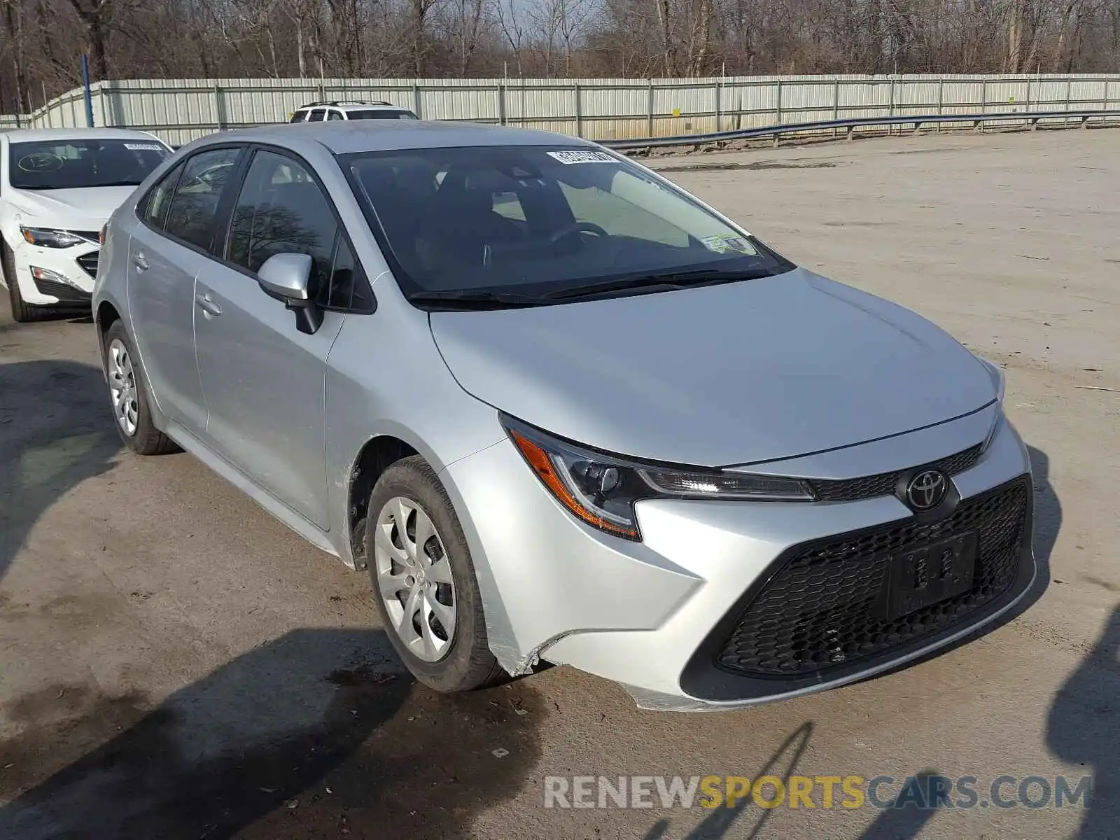 1 Photograph of a damaged car JTDEPRAE1LJ021311 TOYOTA COROLLA 2020