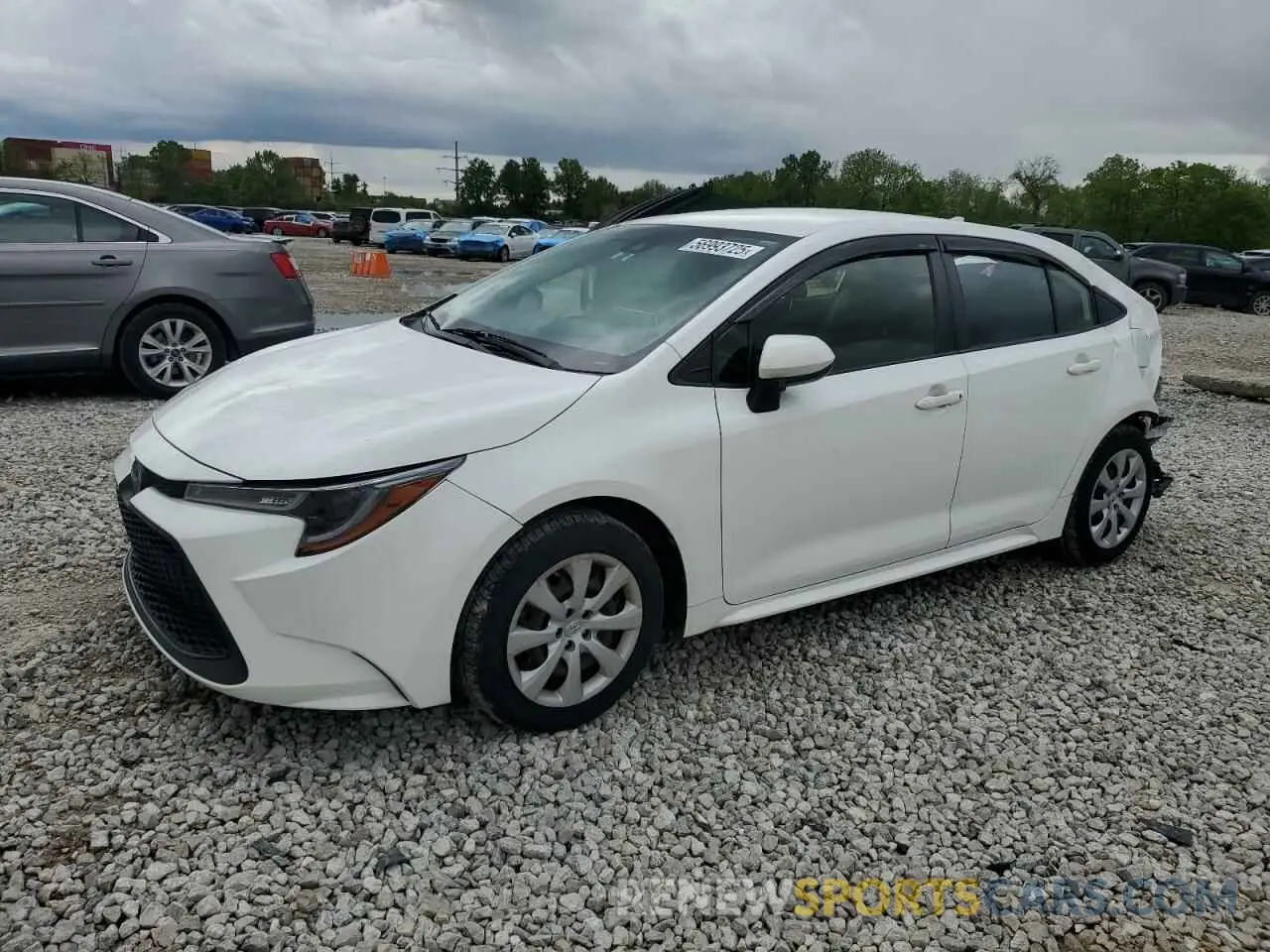 1 Photograph of a damaged car JTDEPRAE1LJ022412 TOYOTA COROLLA 2020