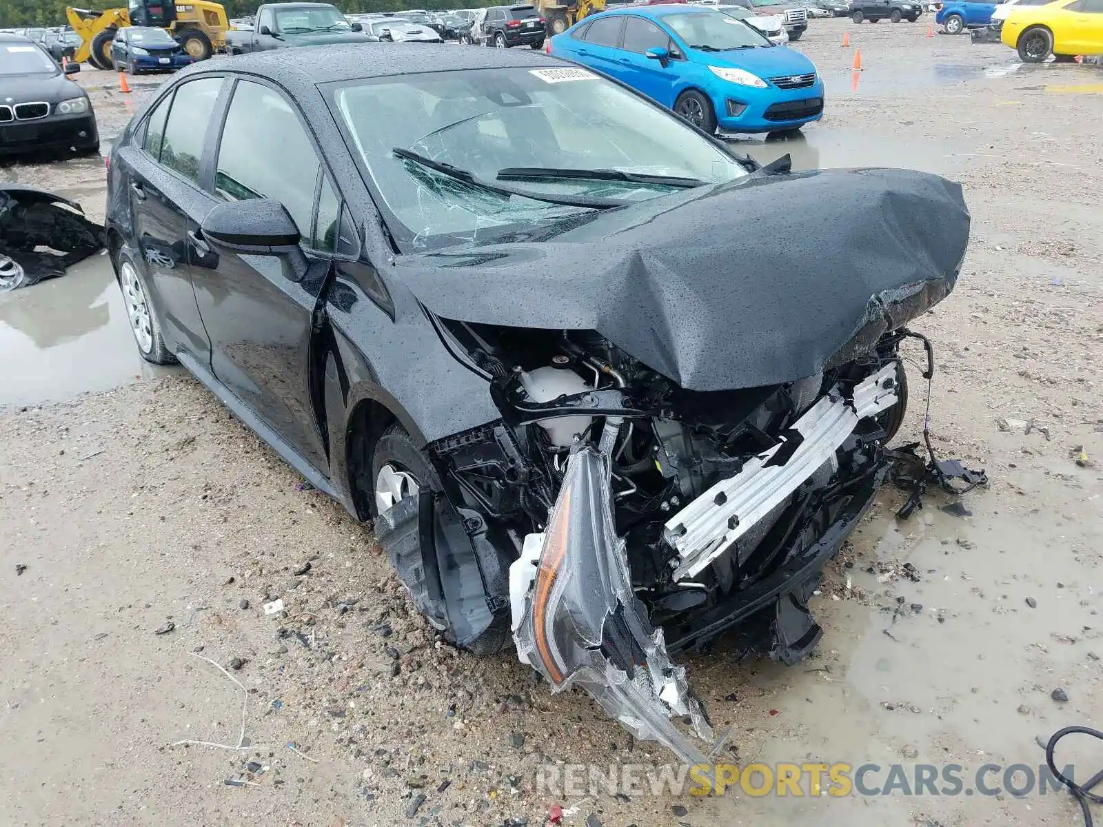 1 Photograph of a damaged car JTDEPRAE1LJ023110 TOYOTA COROLLA 2020