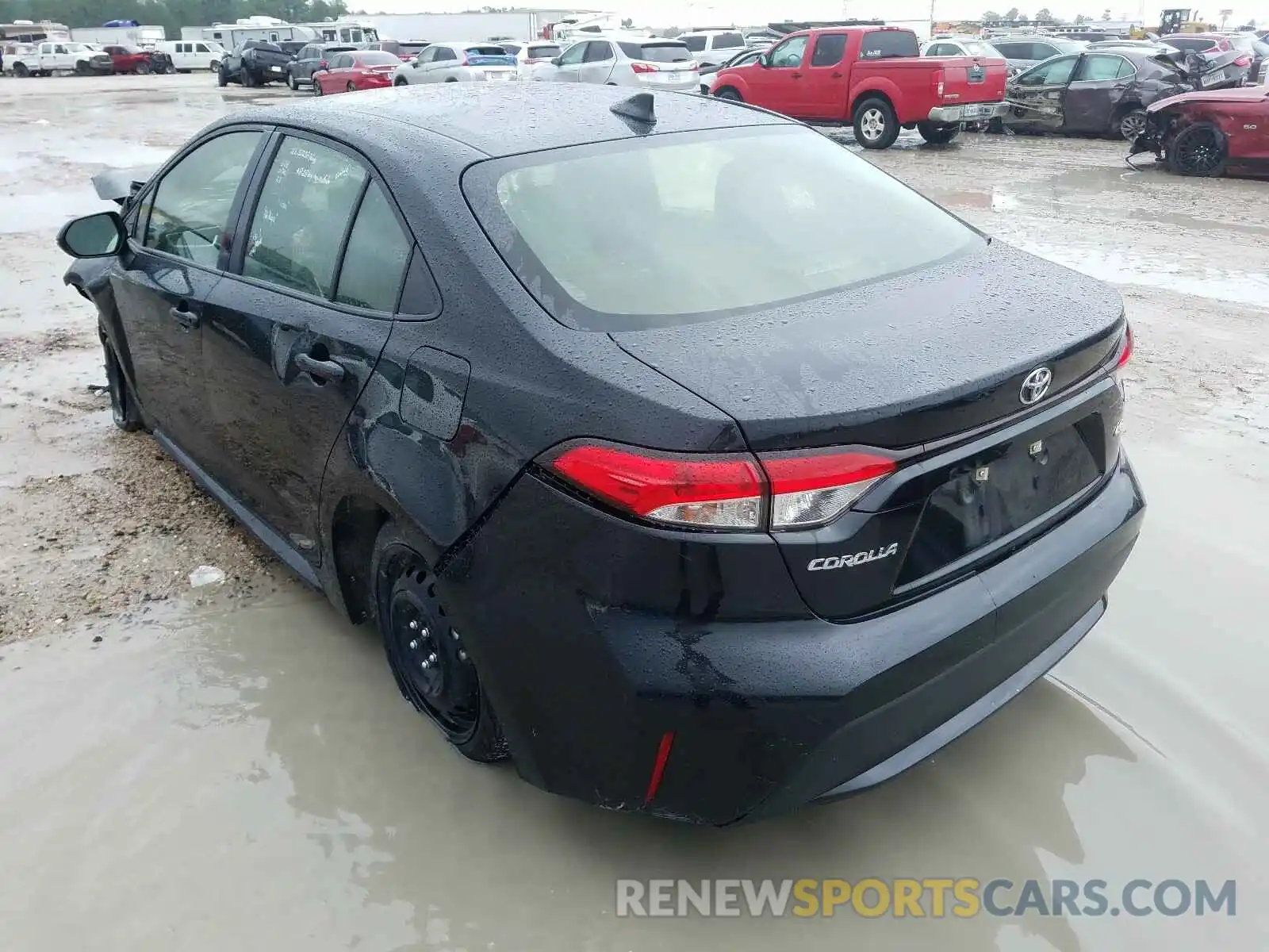 3 Photograph of a damaged car JTDEPRAE1LJ023110 TOYOTA COROLLA 2020