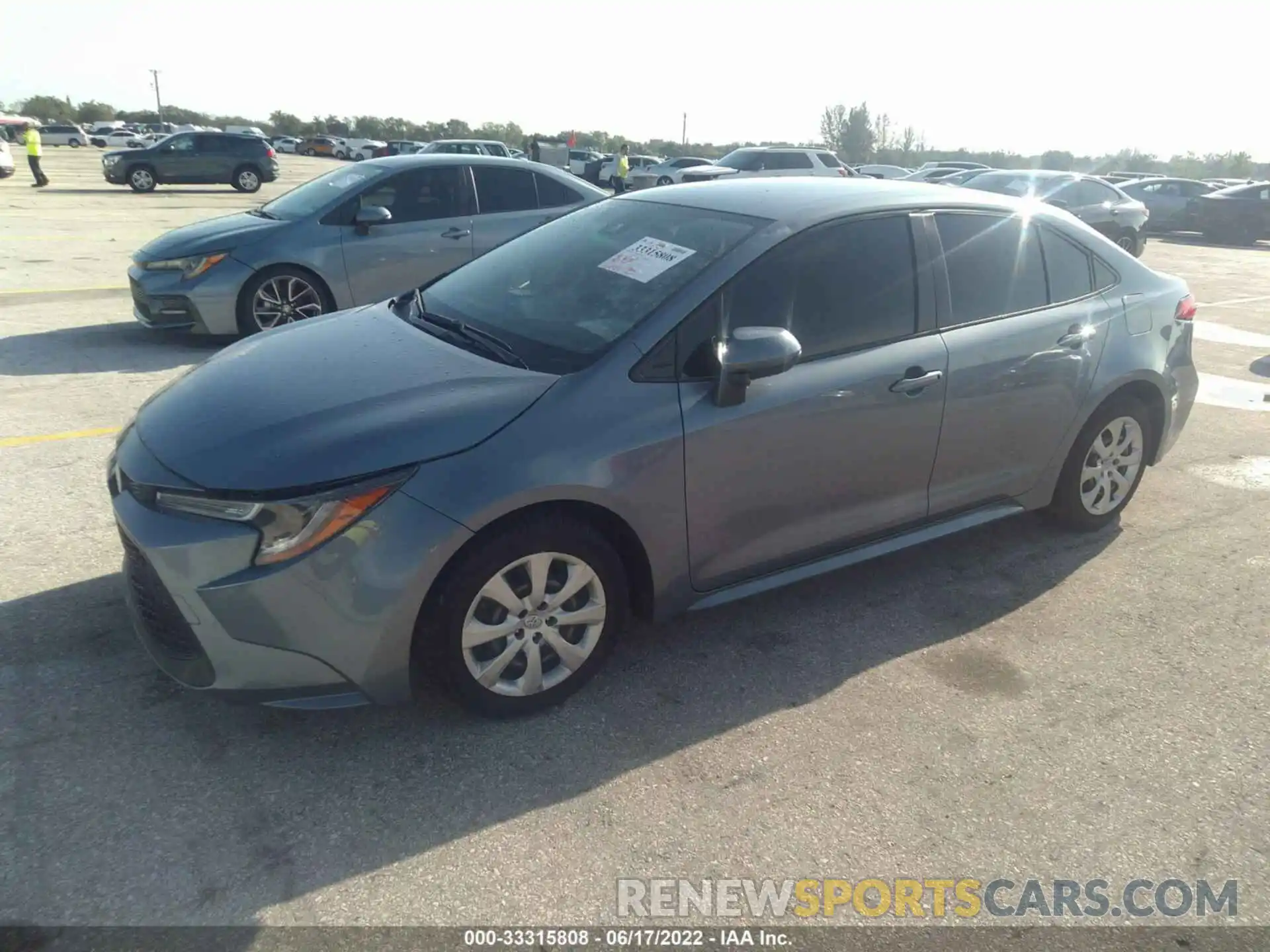 2 Photograph of a damaged car JTDEPRAE1LJ023222 TOYOTA COROLLA 2020