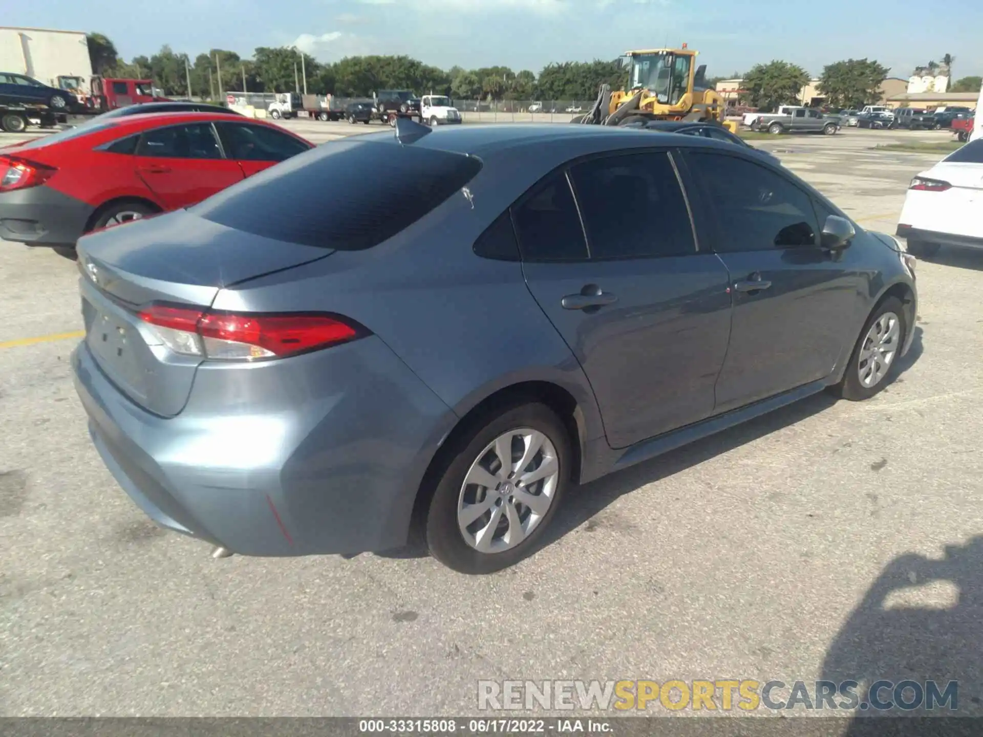 4 Photograph of a damaged car JTDEPRAE1LJ023222 TOYOTA COROLLA 2020