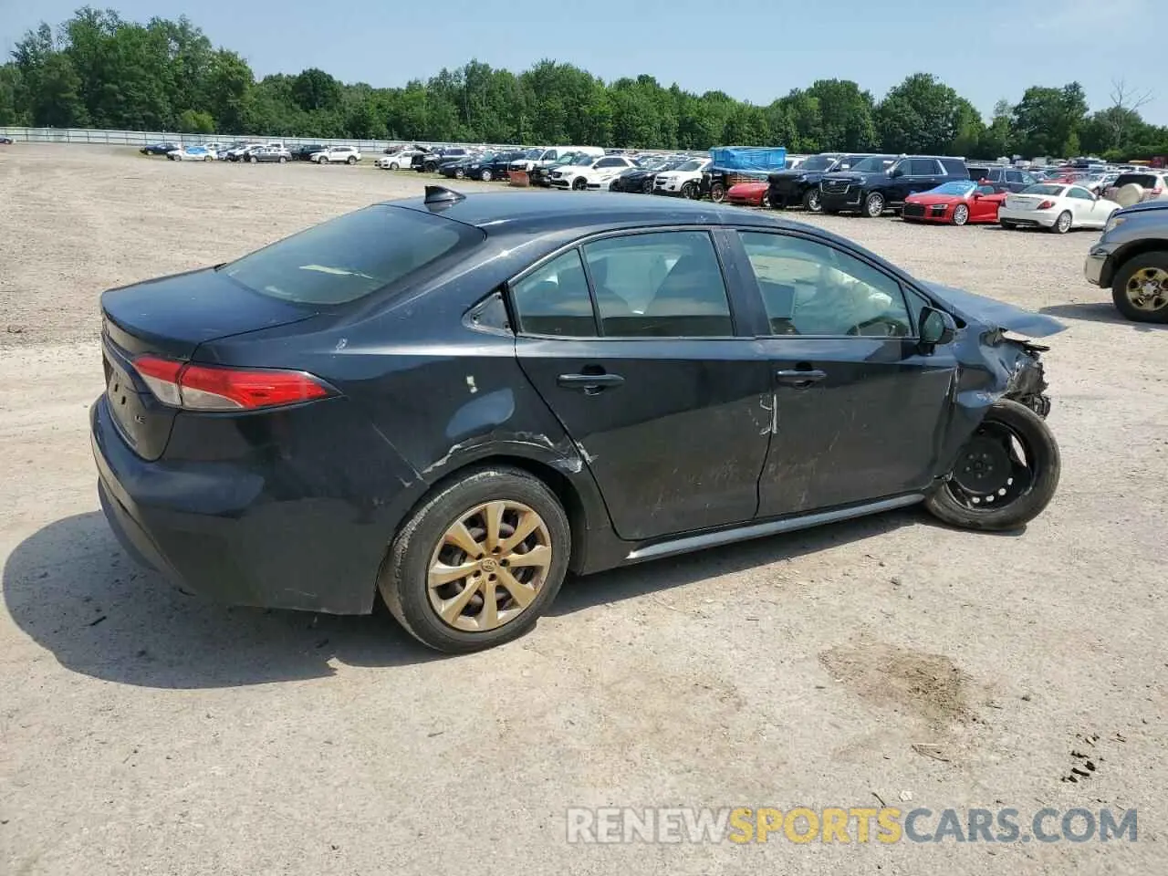 3 Photograph of a damaged car JTDEPRAE1LJ026153 TOYOTA COROLLA 2020
